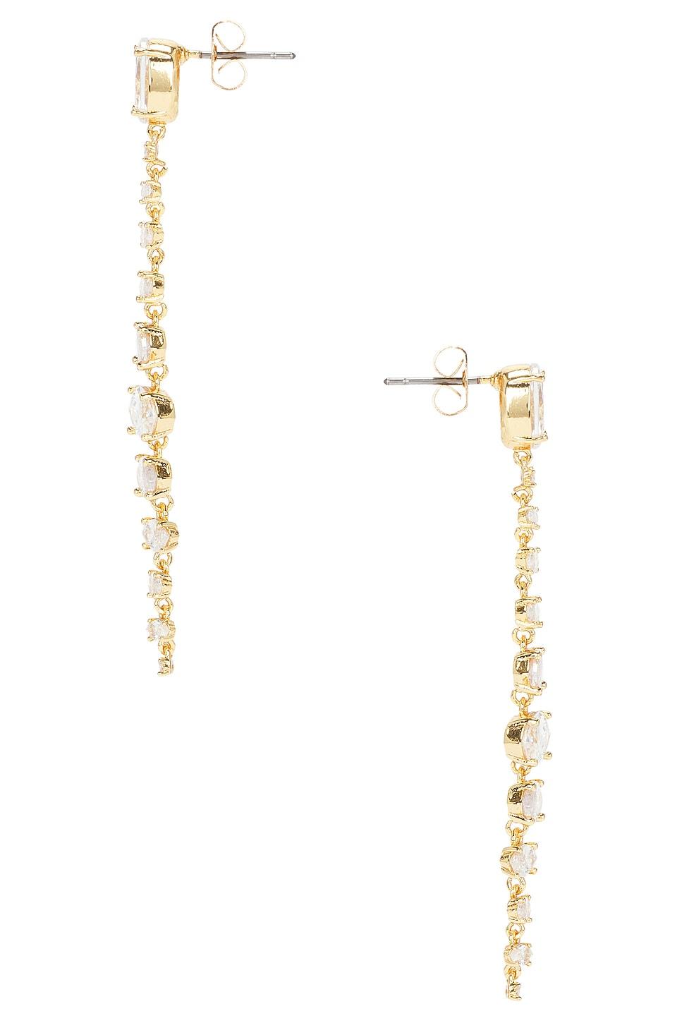 Diamond Drop Earrings Ettika Product Image