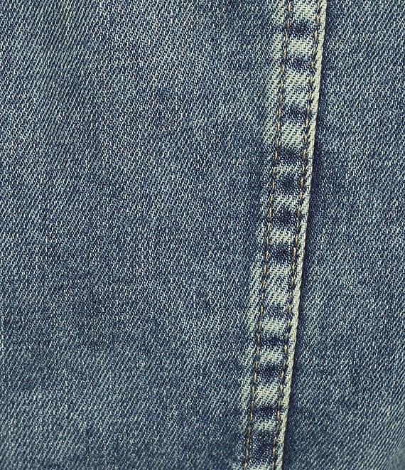 Lauren Ralph Lauren Sahon Button Front Denim Dress Product Image