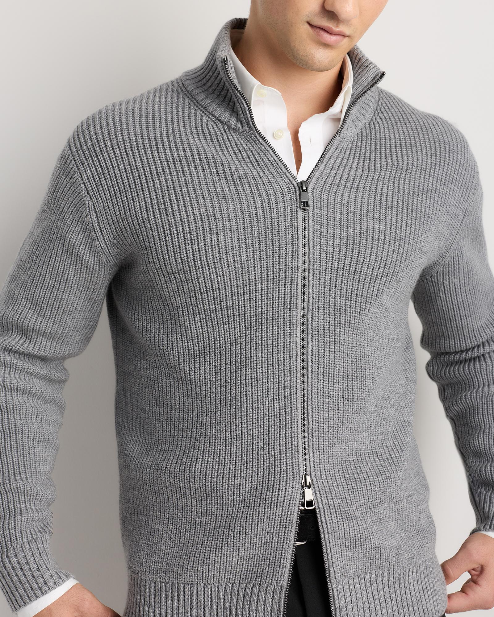 Quince | Men's Australian Merino Wool Full Zip Sweater Size XL Product Image