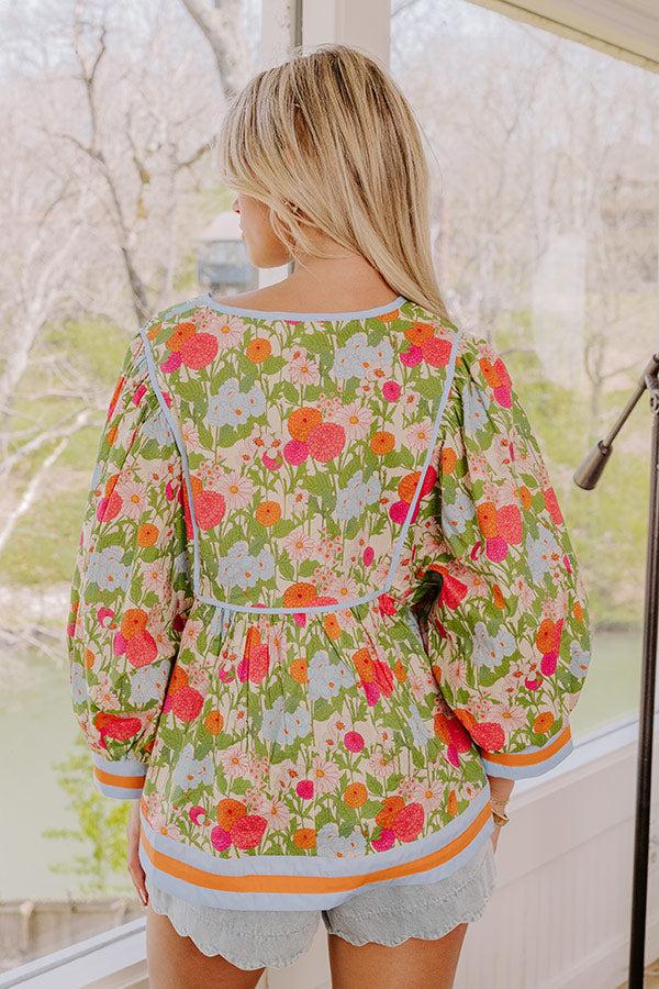 Dahlia Daydream Floral Top Product Image