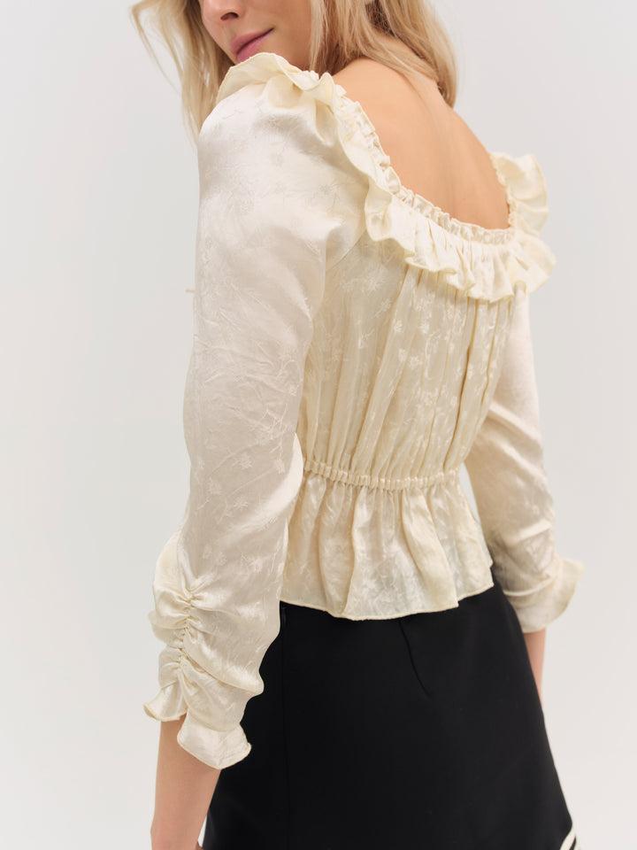 Clarissa Top — Cream Product Image
