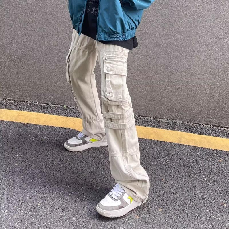 Sopula Unisex Men's Multi-Pocket Casual Pants Functional Cargo Pants Product Image