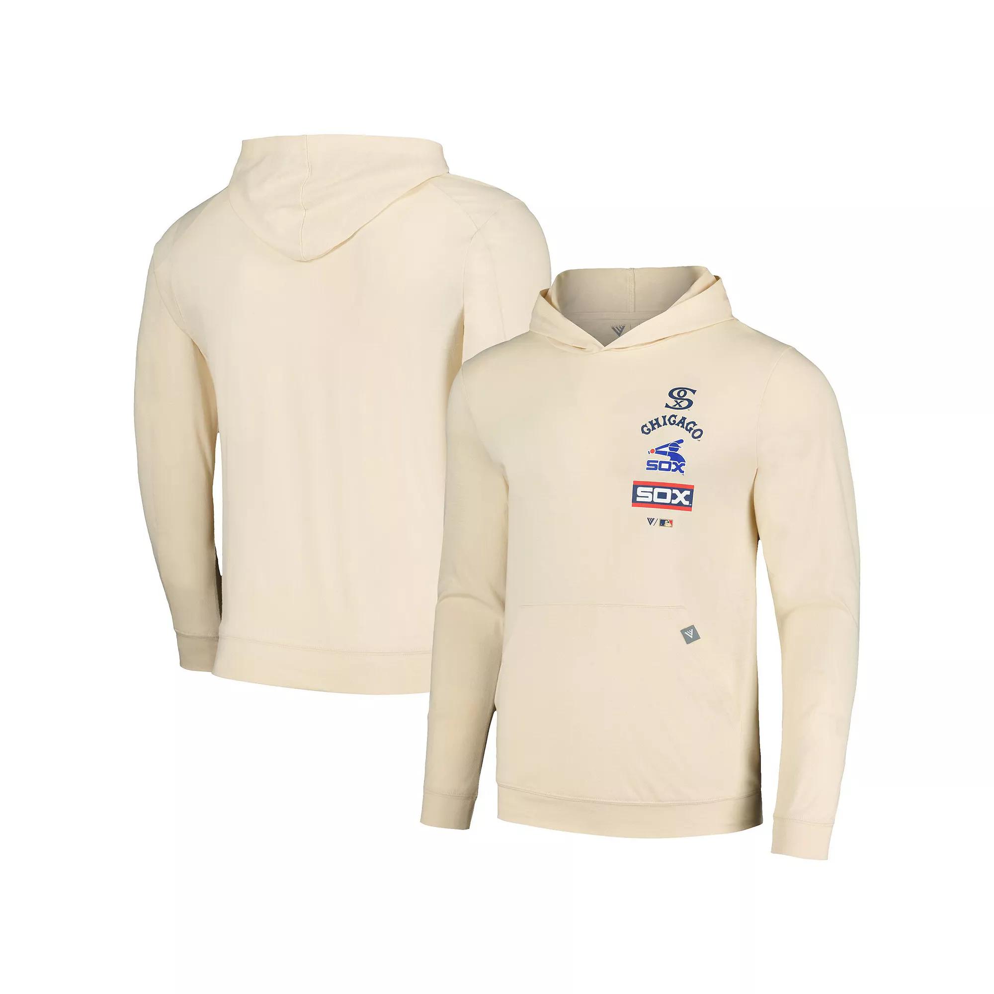 Mens Levelwear Cream Chicago White Sox Base Line Pullover Hoodie Product Image