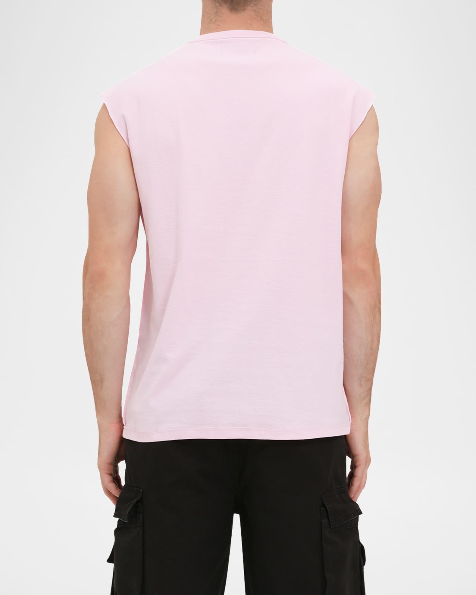 Men's Sleeveless Graphic Print Top  Product Image