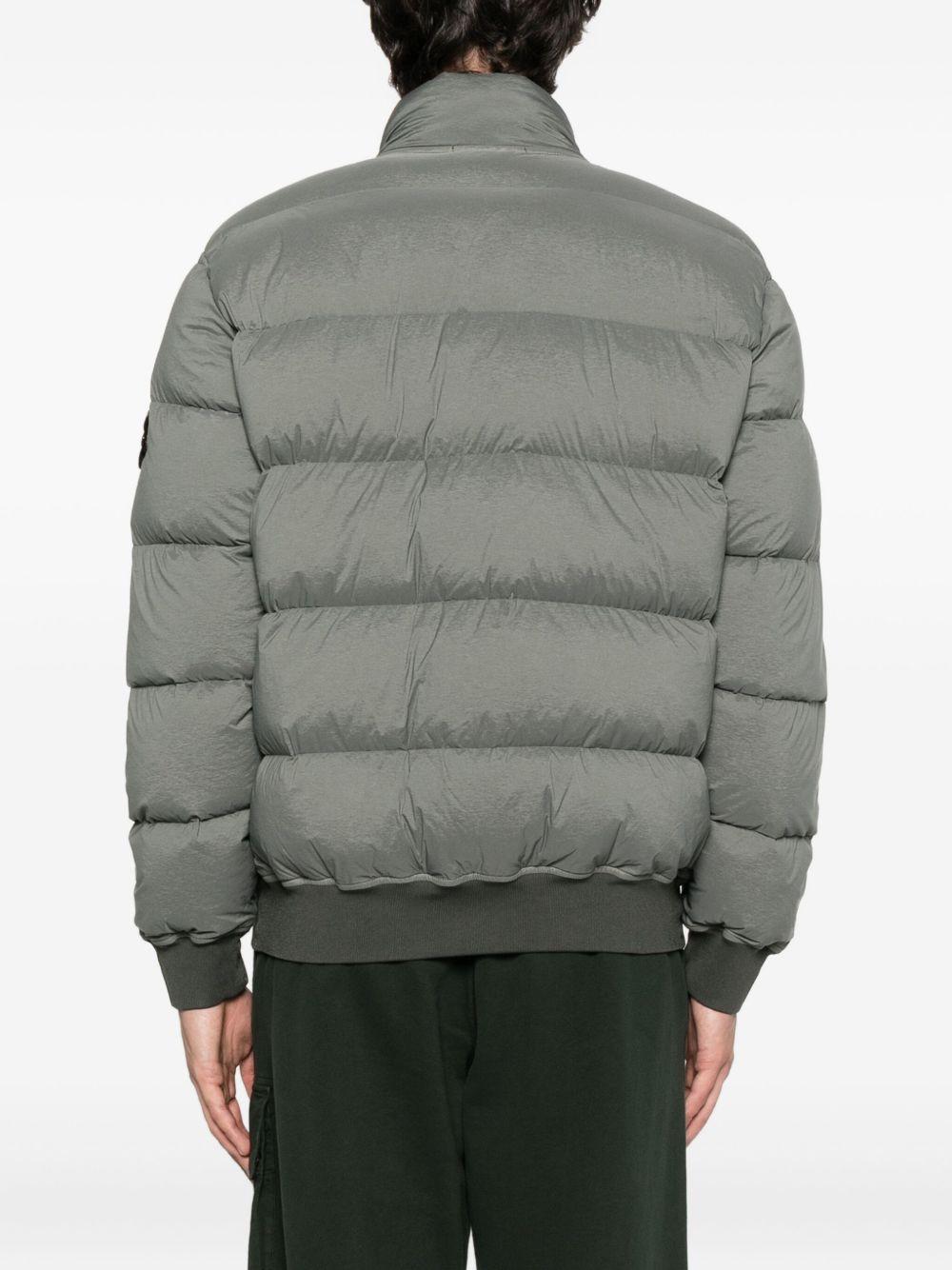 quilted zip-front jacket Product Image