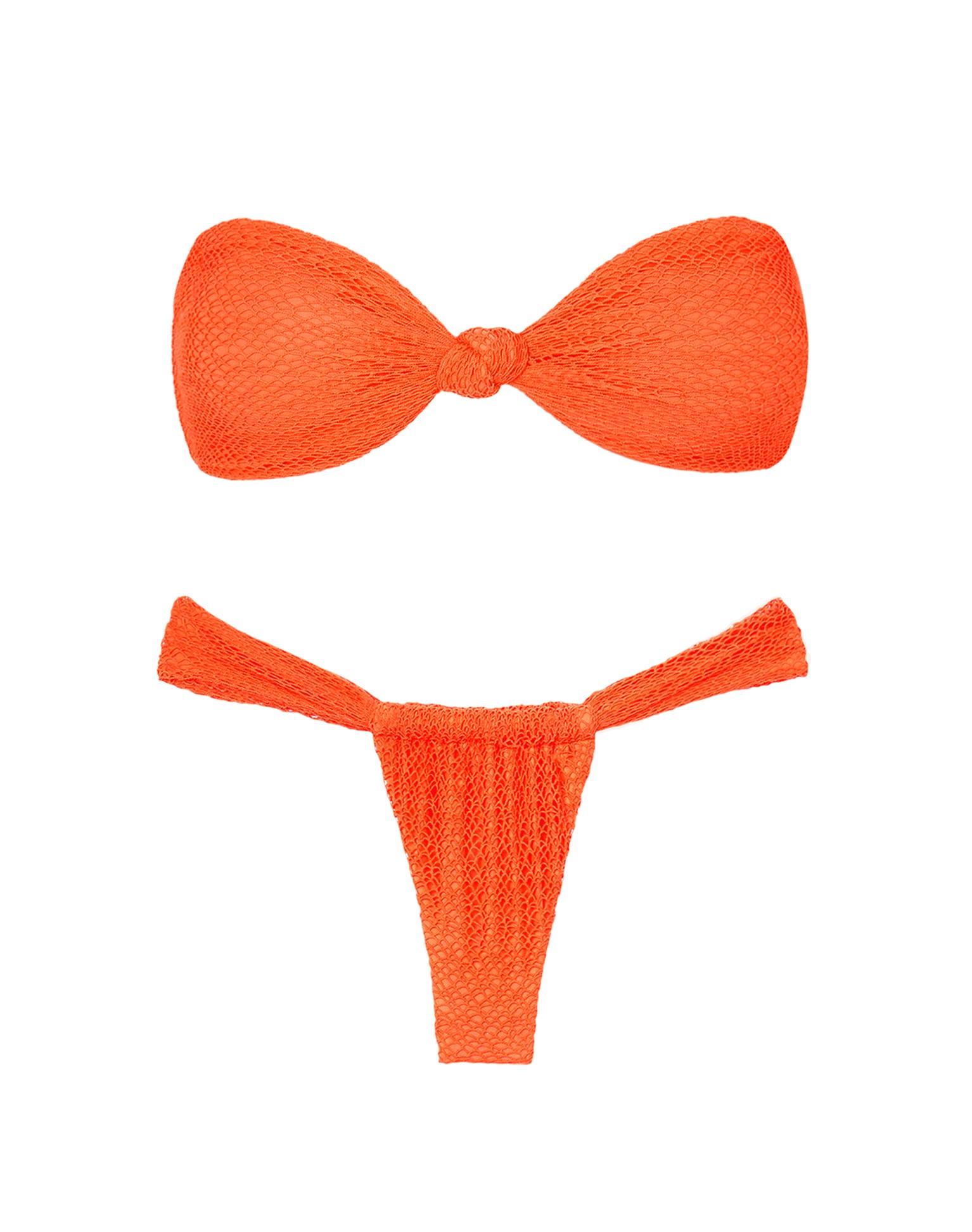 Mesh Jessie Bandeau Top (Exchange Only) - Cardamom Product Image