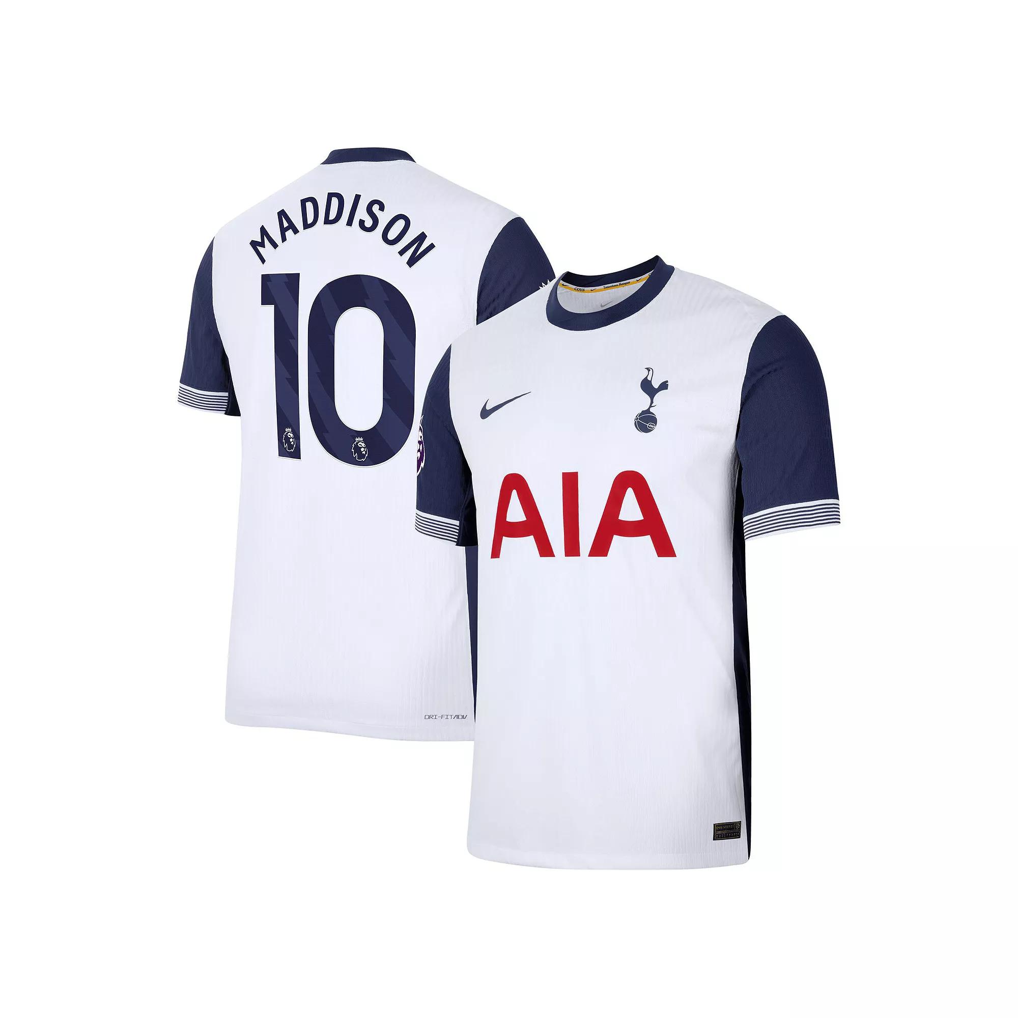 Men's Nike James Maddison White Tottenham Hotspur 2024/25 Home Authentic Player Jersey, Size: 2XL, Tot White Product Image