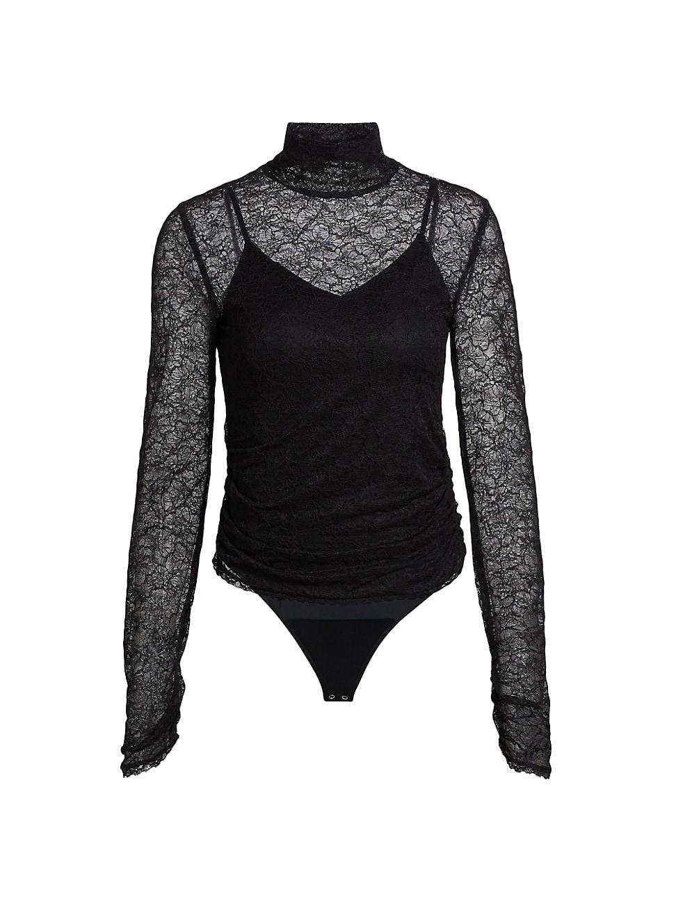 Womens Zurie Lace Bodysuit Product Image
