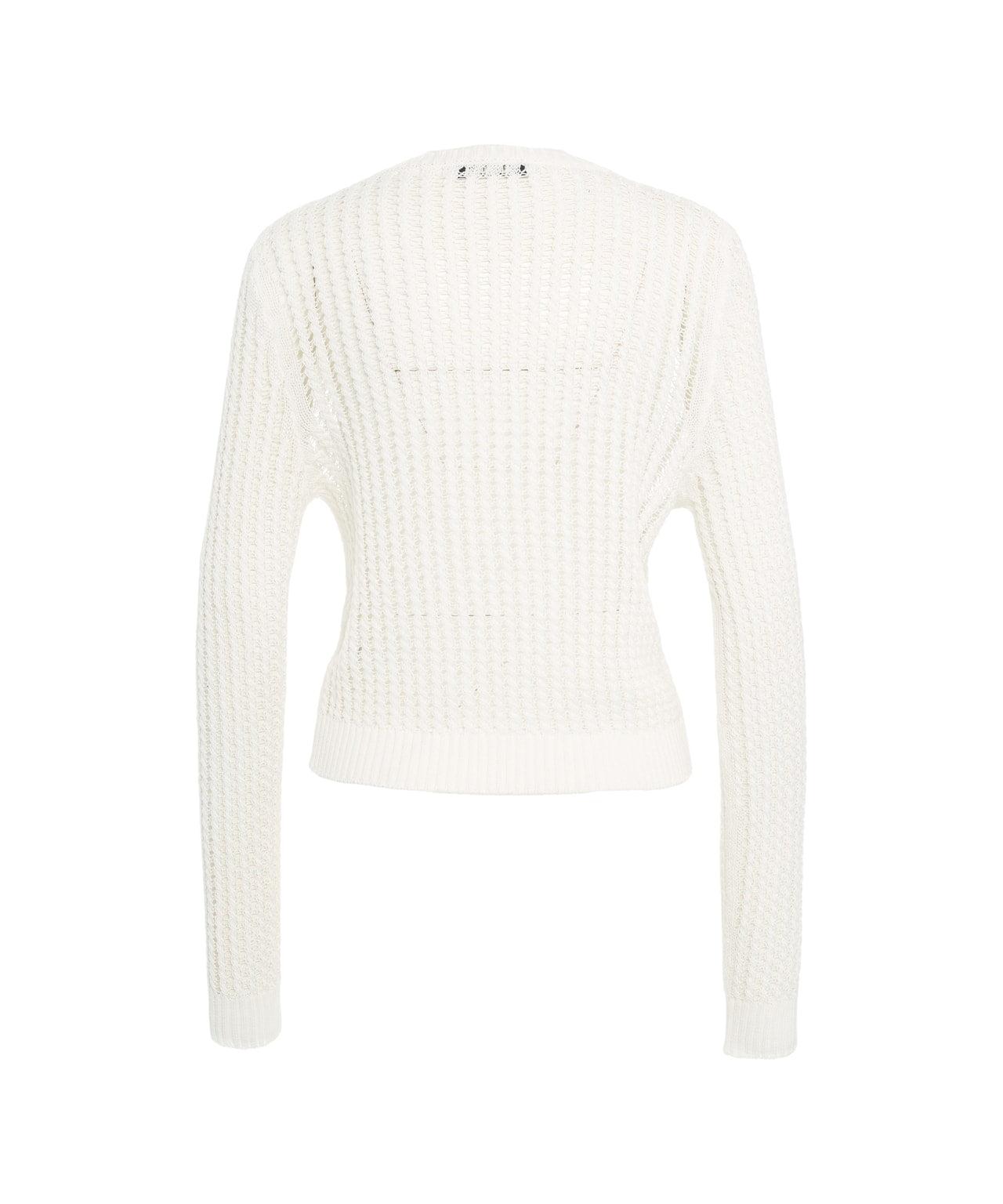 Open knit cardigan Product Image