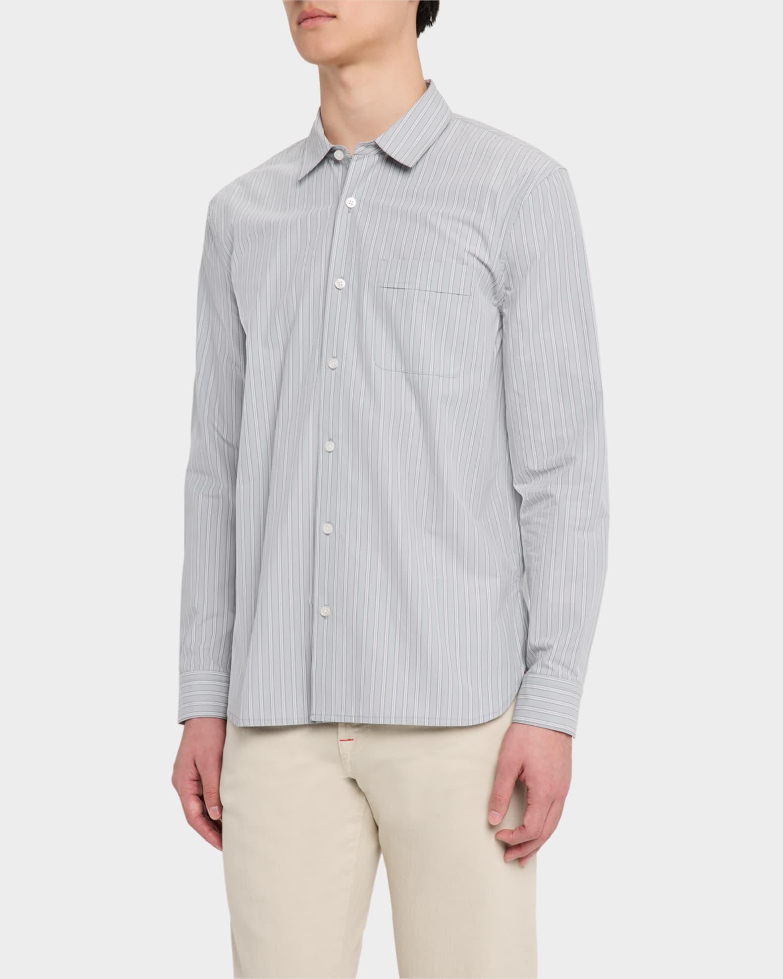 Men's Radovan Striped Supima Poplin Sport Shirt Product Image