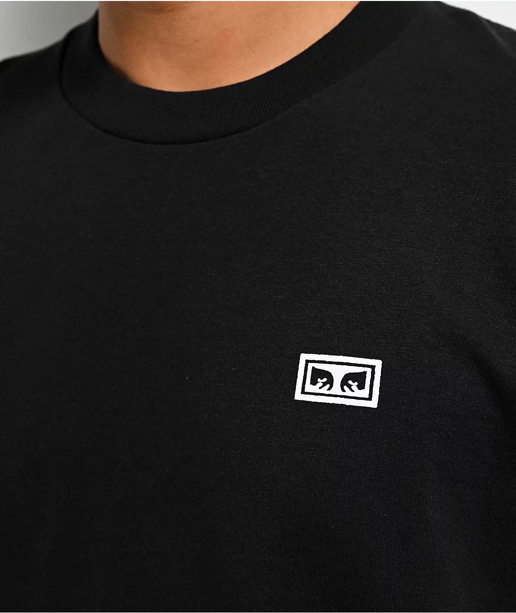 Obey Eyes III Black T-Shirt Product Image