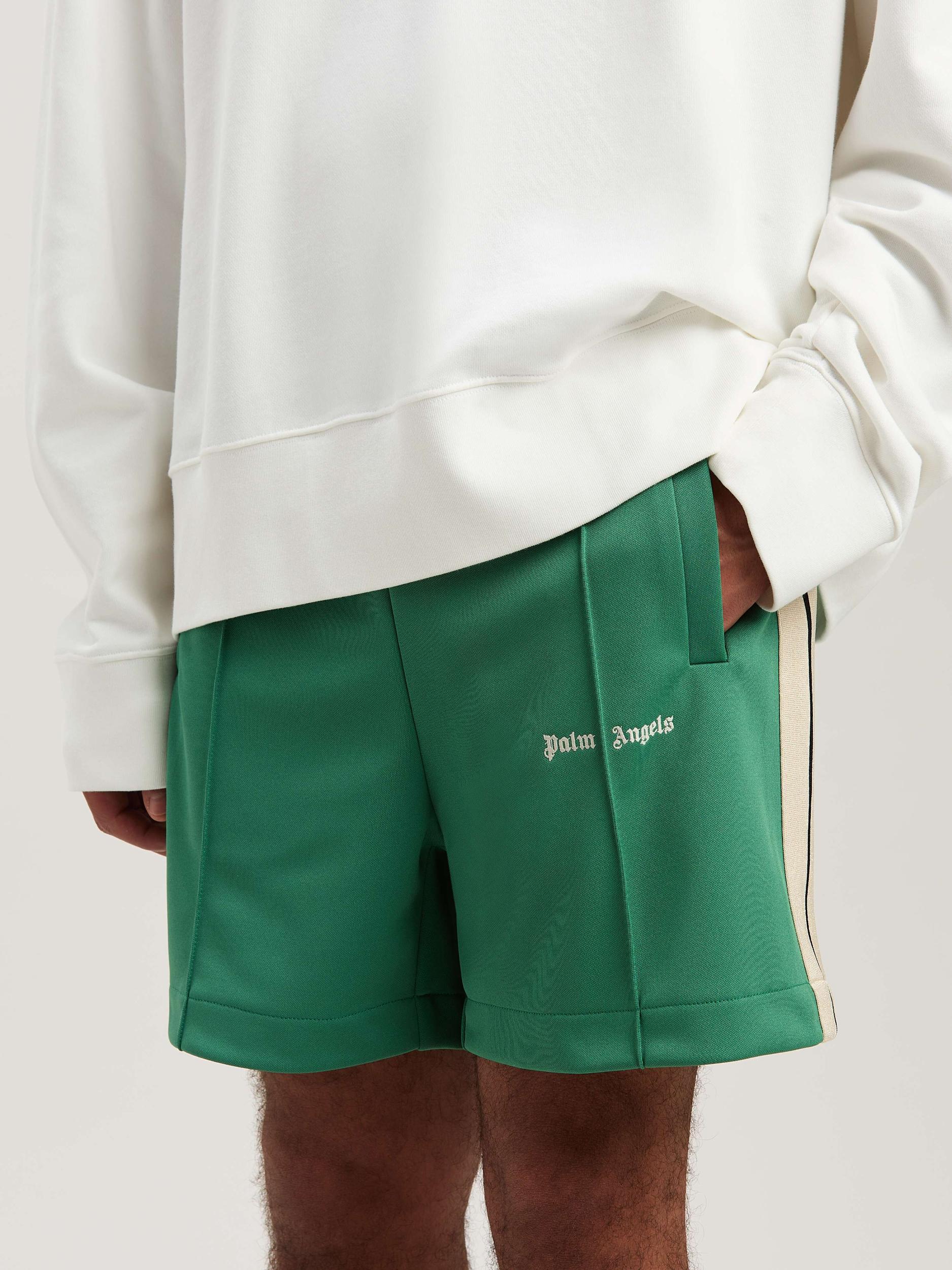 CLASSIC LOGO TRACK SHORTS FOREST GREEN - Product Image