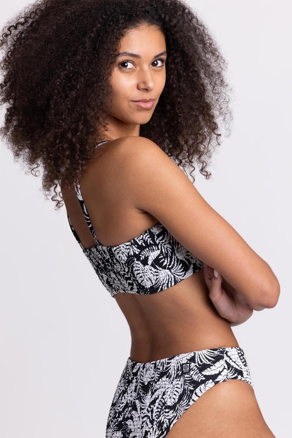 Eva Smocked Bikini Top - Bluewave Female Product Image