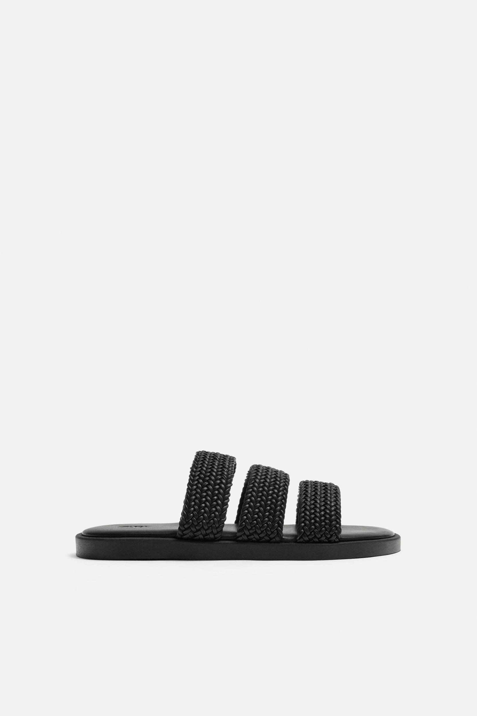 BRAIDED STRAP SANDALS Product Image
