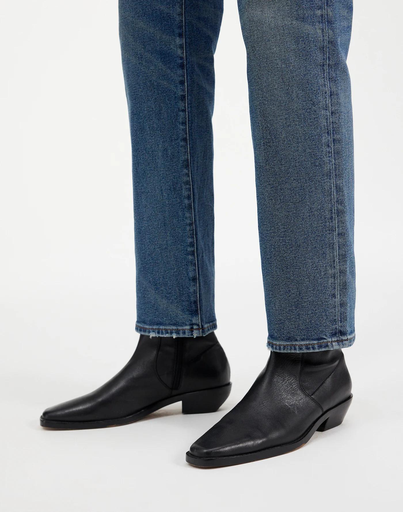 The Idris Ankle Boot in Leather Product Image