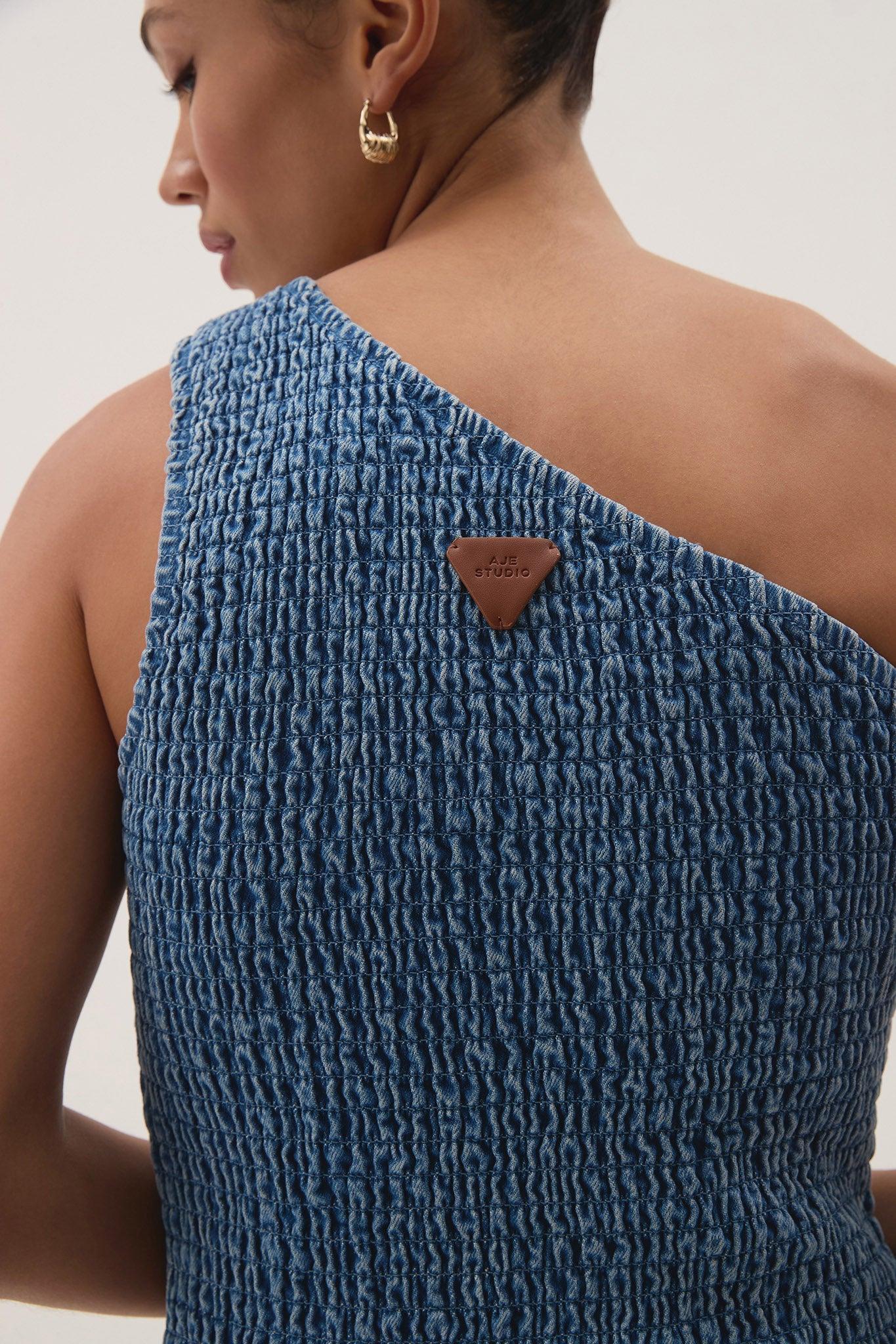 Sunray One Shoulder Mini Dress Product Image