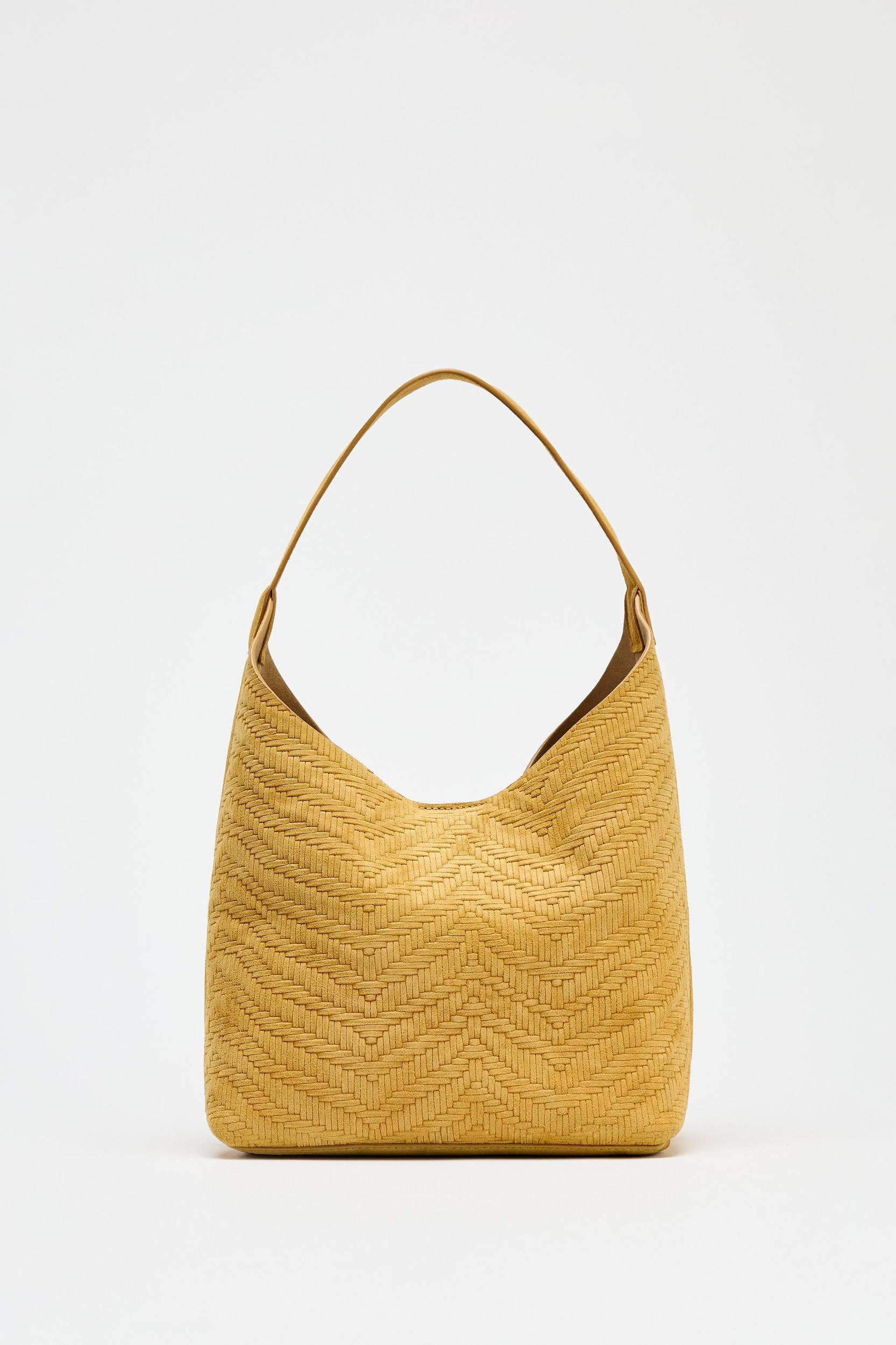SPLIT LEATHER BRAIDED BAG Product Image