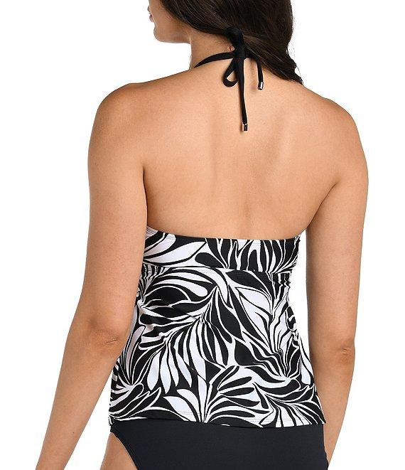 24th & Ocean Solid High Waist Swim Bottom Product Image