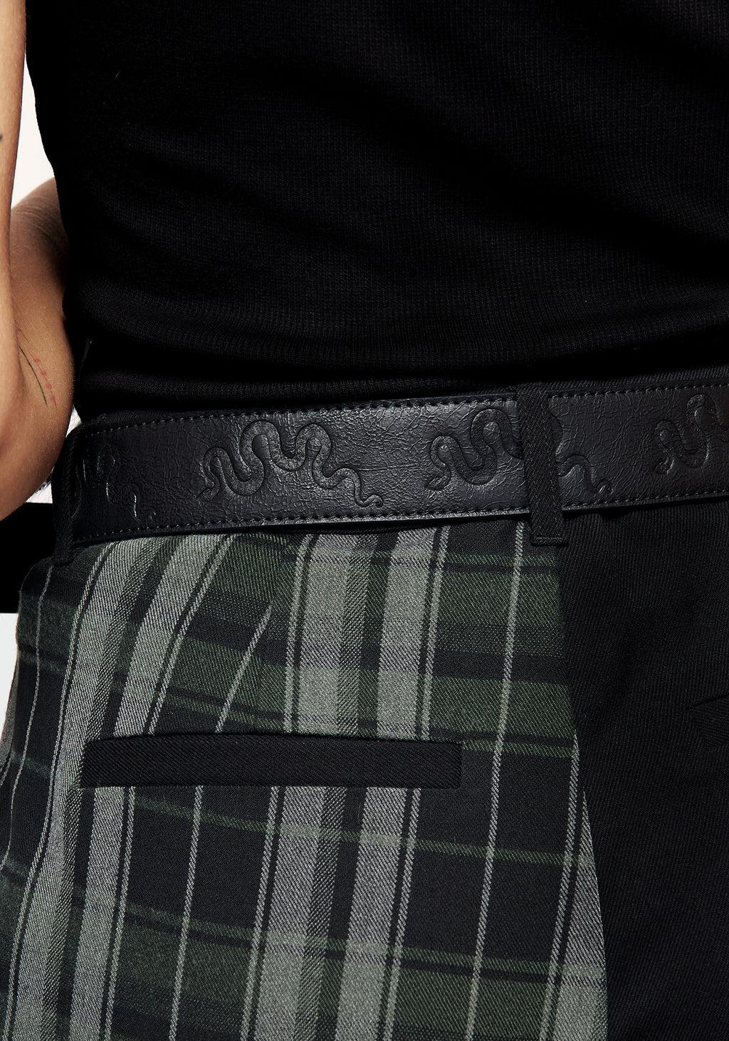 Mamba Debossed Belt With Snake Buckle Product Image