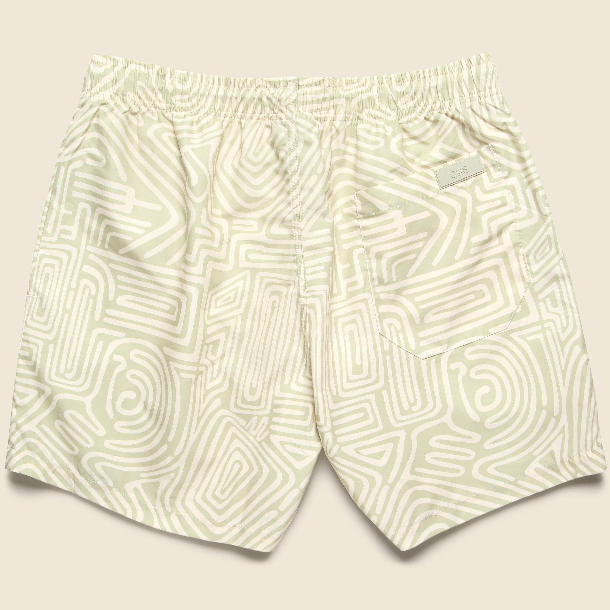 5" Swim Trunks - Cream Golconda Product Image