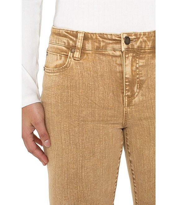 Liverpool Los Angeles Hannah Frayed Hem Cropped Flare Leg Jeans Product Image