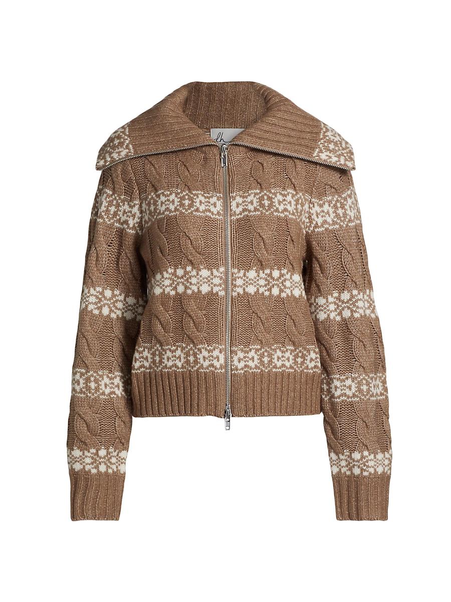 Womens Brighton Zip Cardigan Product Image