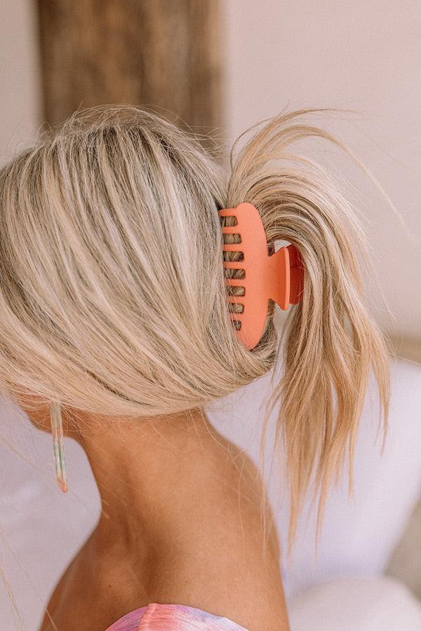 Beach Tripping Hair Claw Clip In Pink Product Image