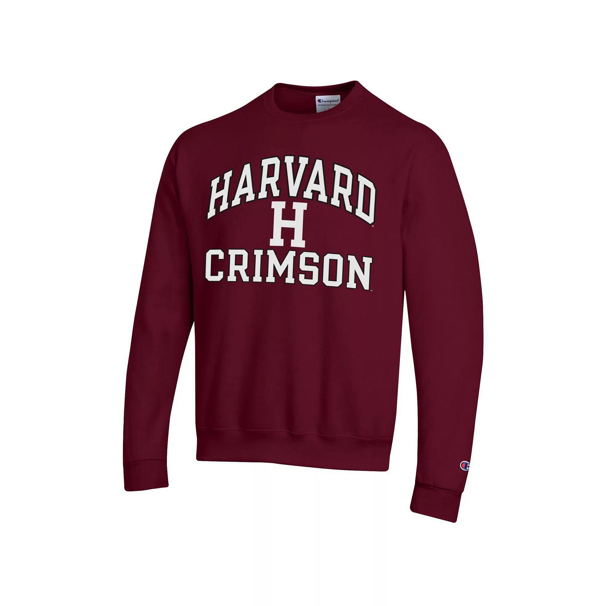 Men's Champion Crimson Harvard Crimson High Motor Pullover Sweatshirt,  Product Image