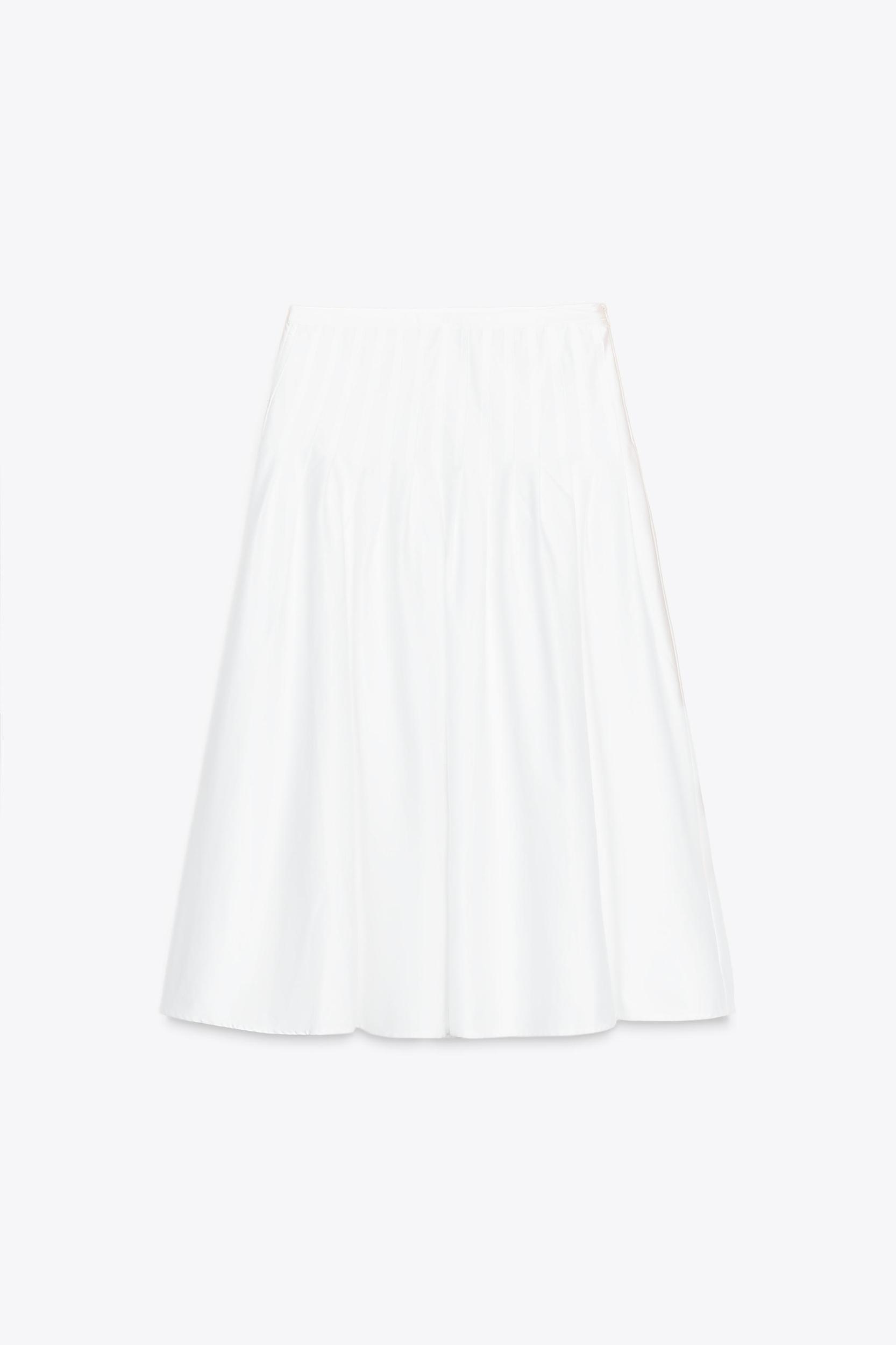 PLEATED MIDI SKIRT Product Image