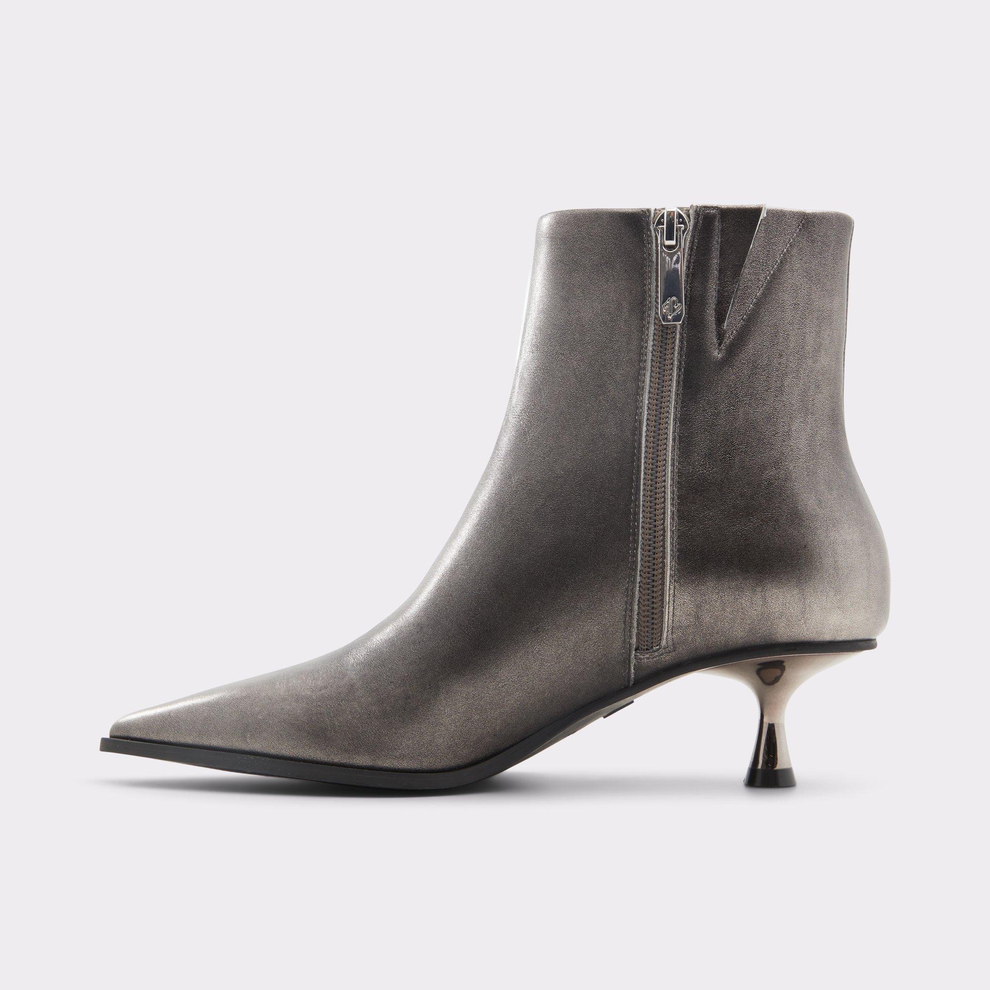 ALDO Emmalie - Women's Ankle Boot - Grey, Size 8.5 Product Image