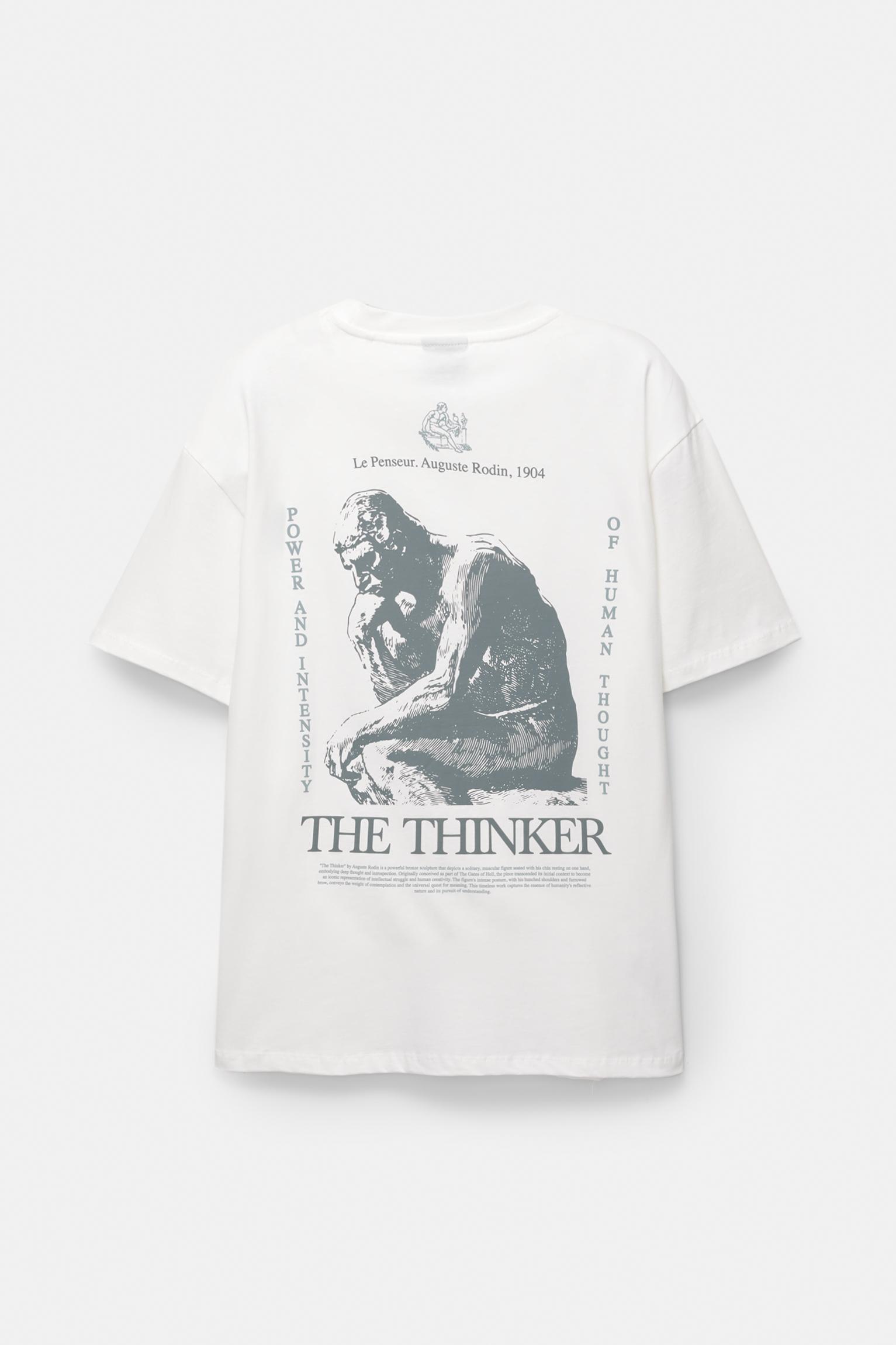 Le Penseur graphic T-shirt Product Image