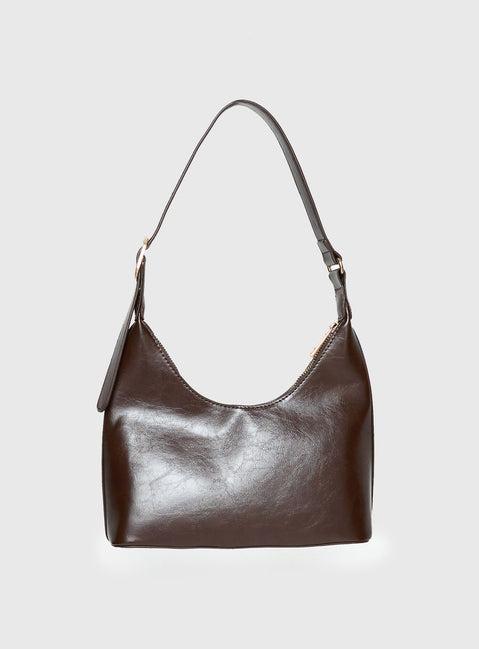 Lacen Medium Shoulder Bag Brown Product Image