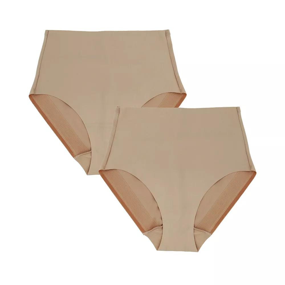 Women's Naomi & Nicole® 2-Pack Light Control Shapewear Briefs 7534P,  Product Image
