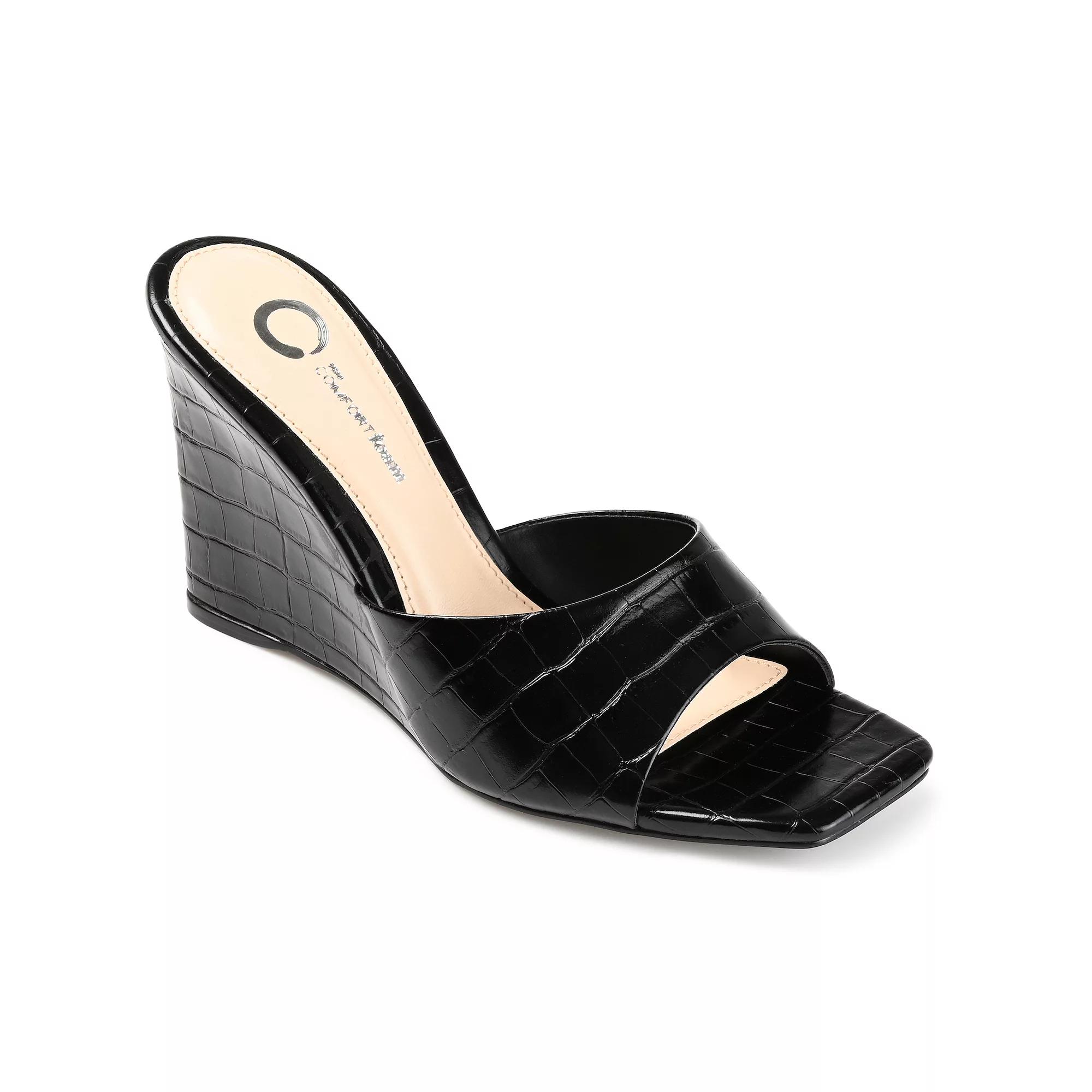 Journee Vivvy Women's Wedge Sandals,  Product Image