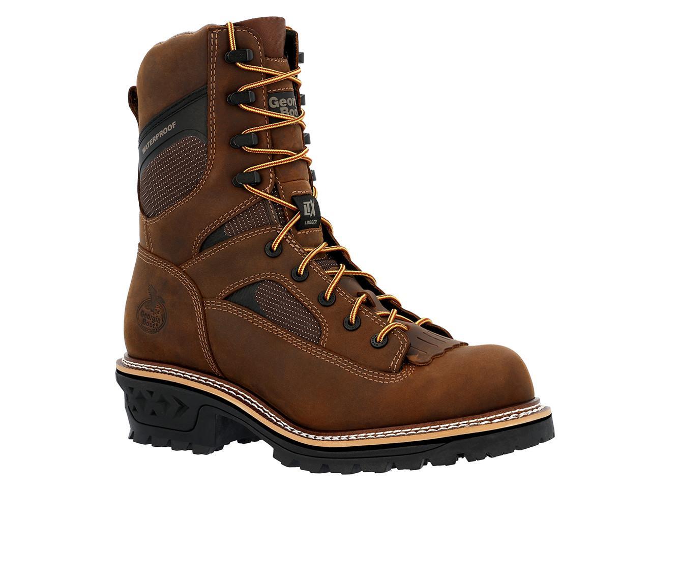 Men's Georgia Boot LTX Logger Composite Toe Waterproof Work Boots Product Image