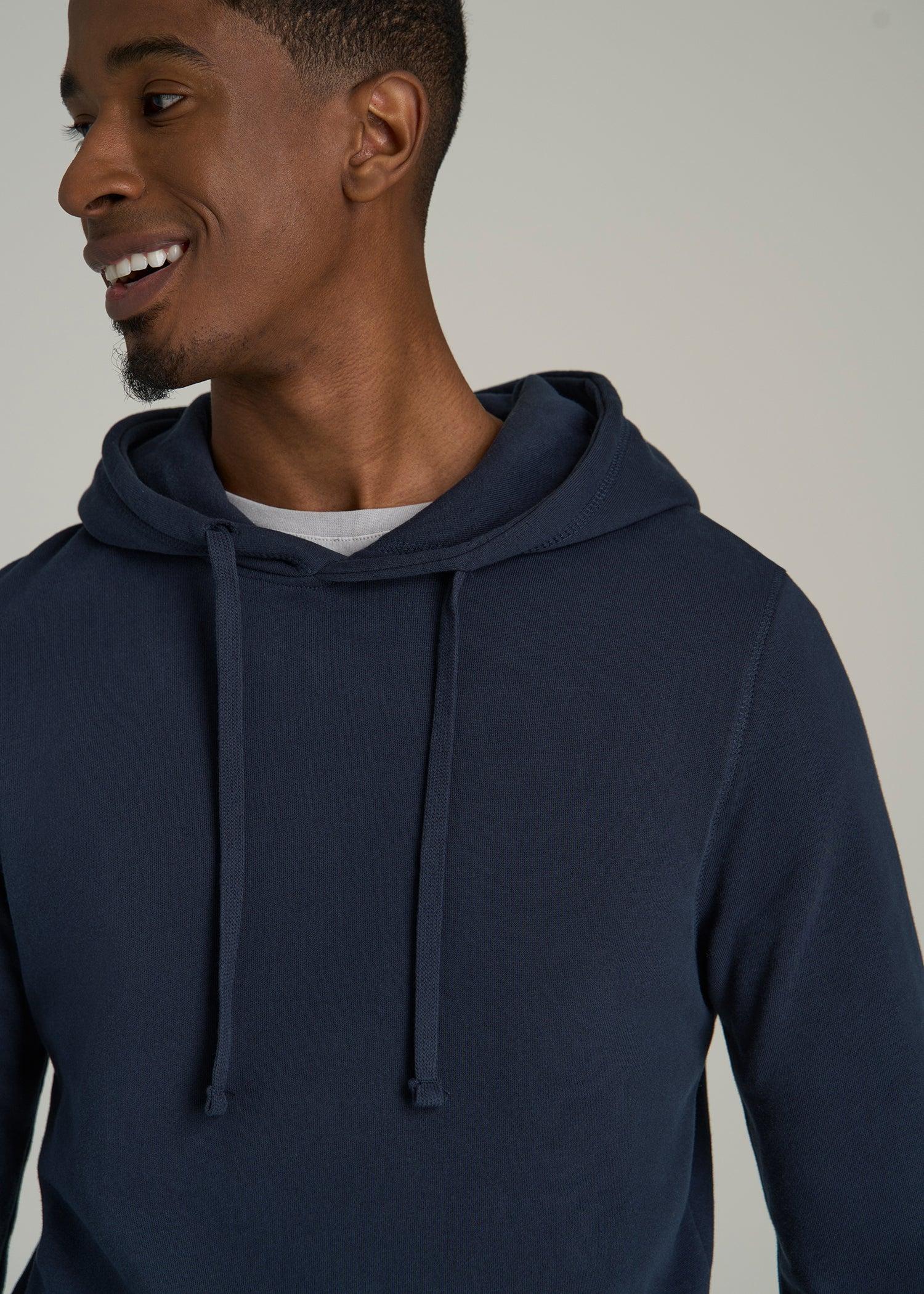 Wearever 2.0 Fleece Hoodie for Tall Men in Evening Blue Male Product Image