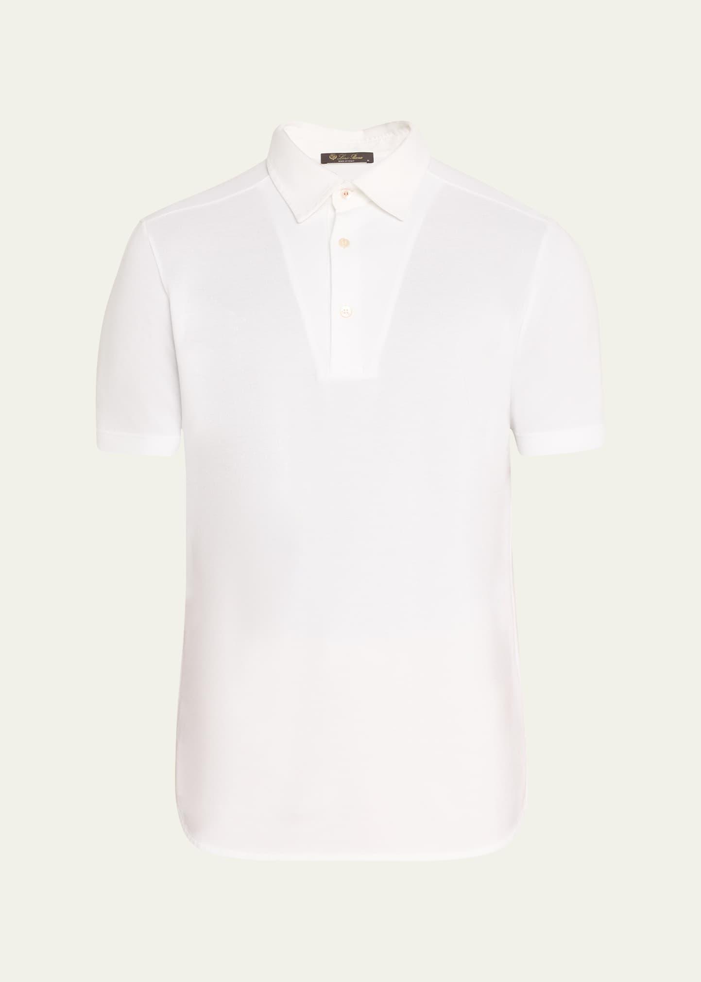 Men's Cotton Pique Polo Shirt Product Image