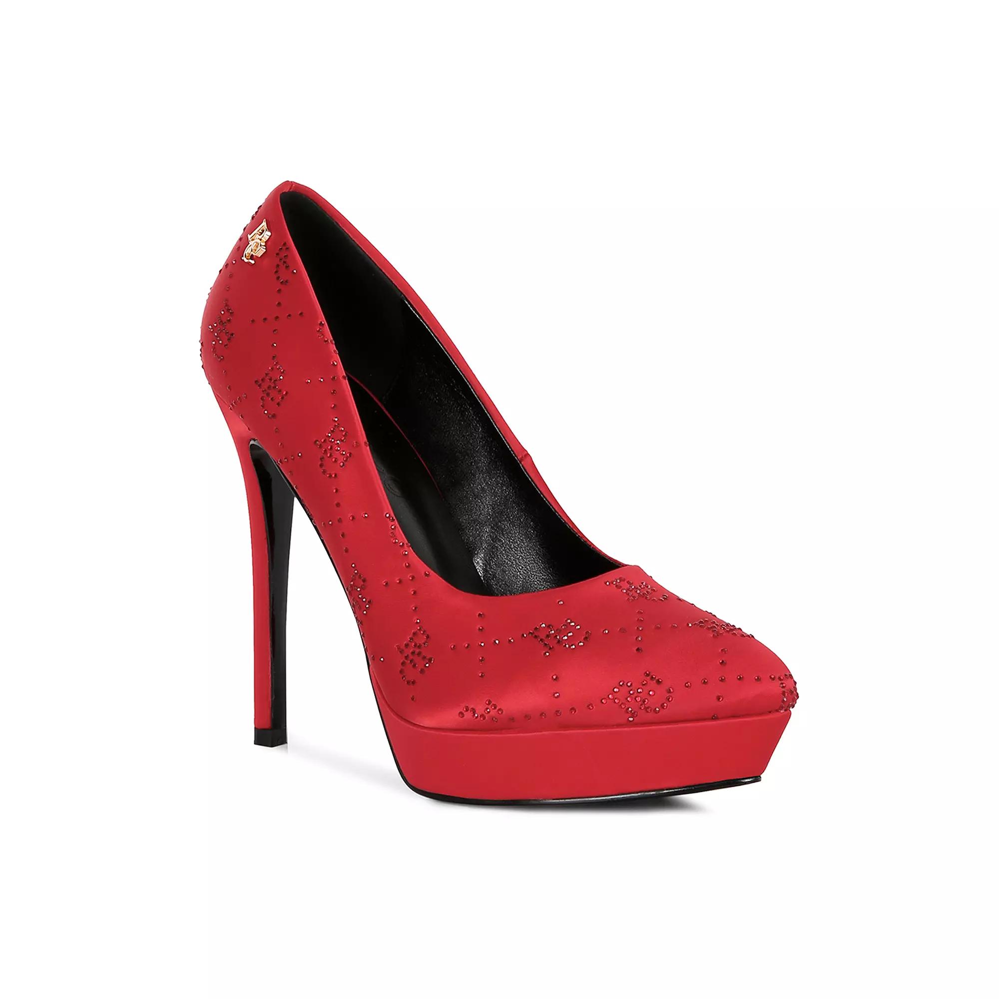 Rag & Co Ballard Women's Satin Stiletto Pumps,  Product Image