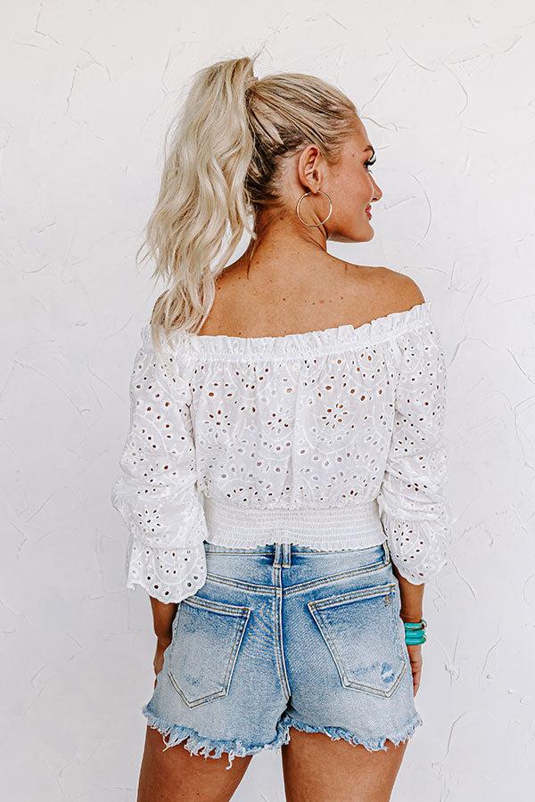 Love Out Loud Eyelet Top Product Image