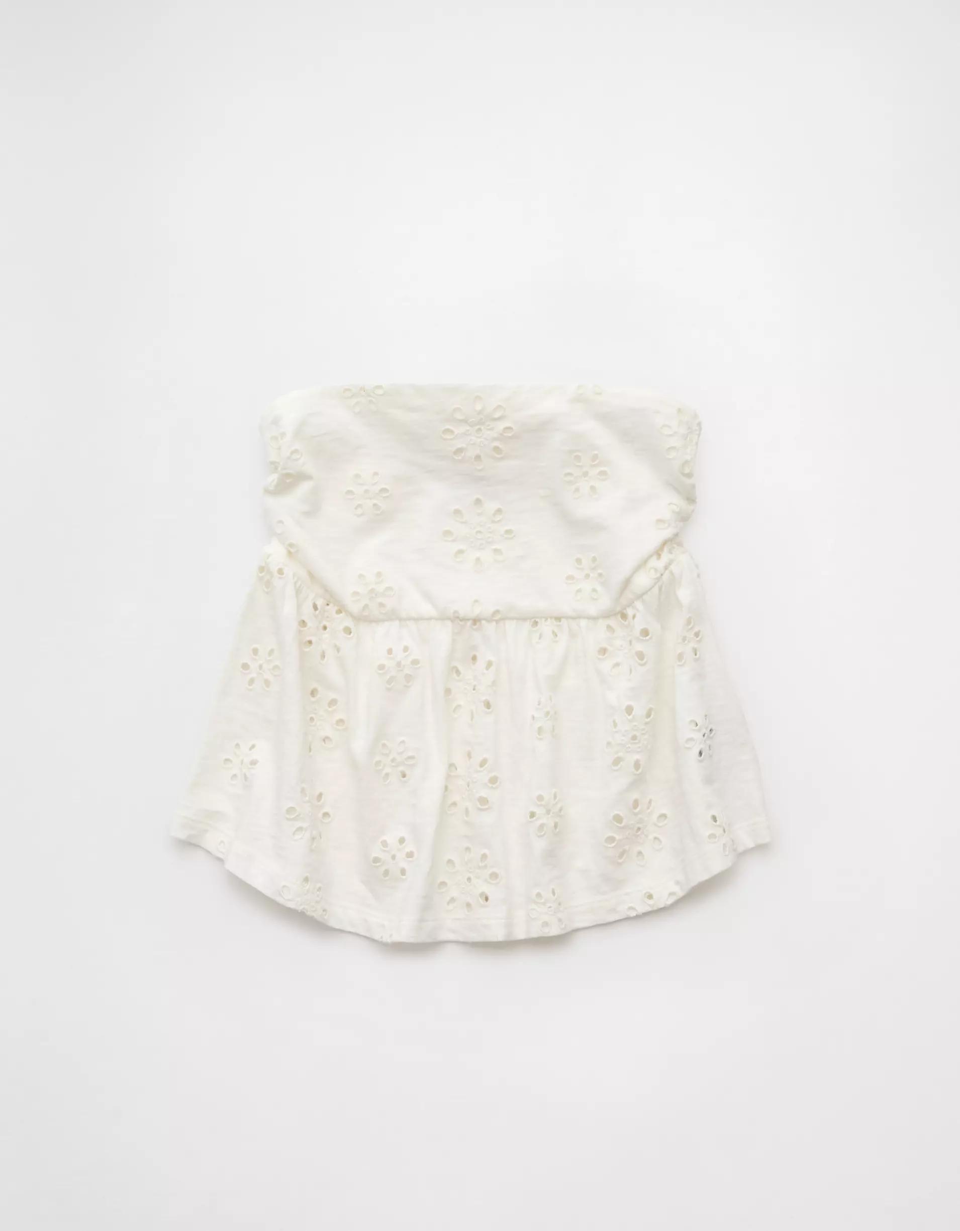 AE Sunchaser Knit Babydoll Tube Top Product Image