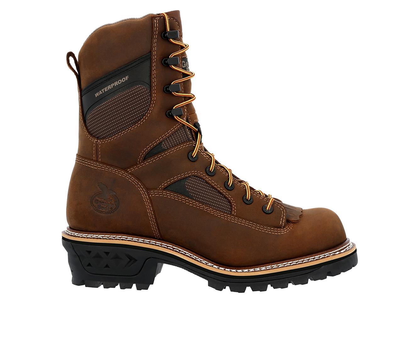 Men's Georgia Boot LTX Logger Composite Toe Waterproof Work Boots Product Image