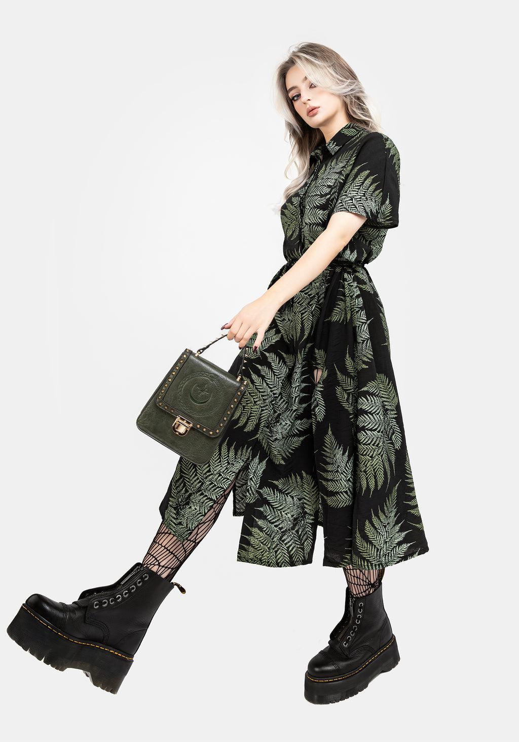 Fern Midi Shirt Dress Product Image