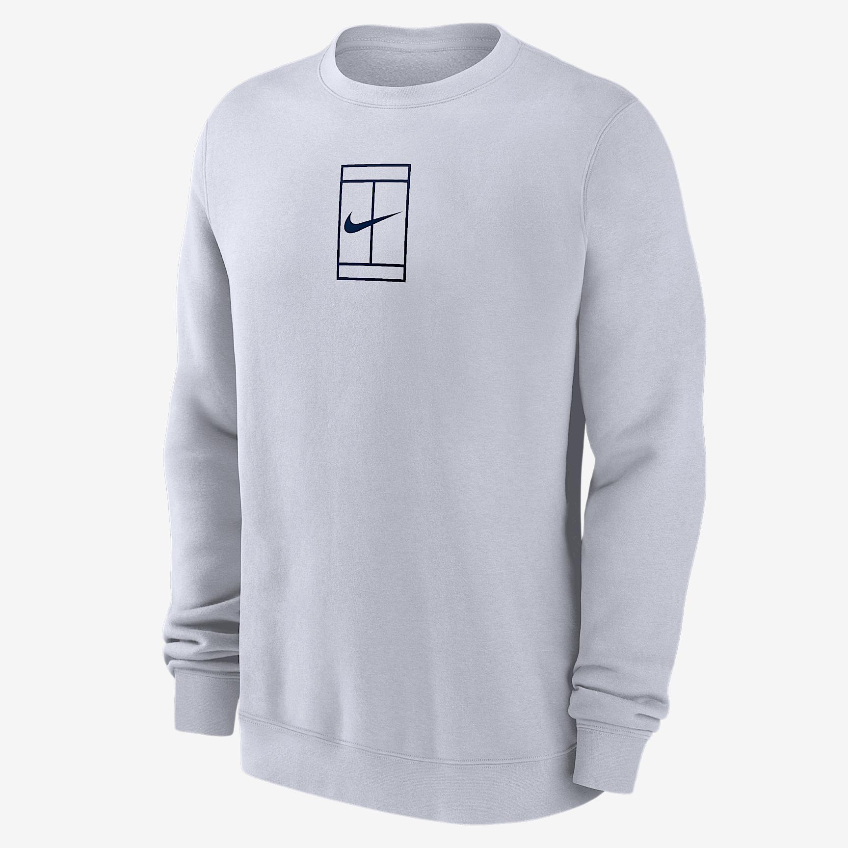 Nike Club Men's Tennis Fleece Crew Product Image