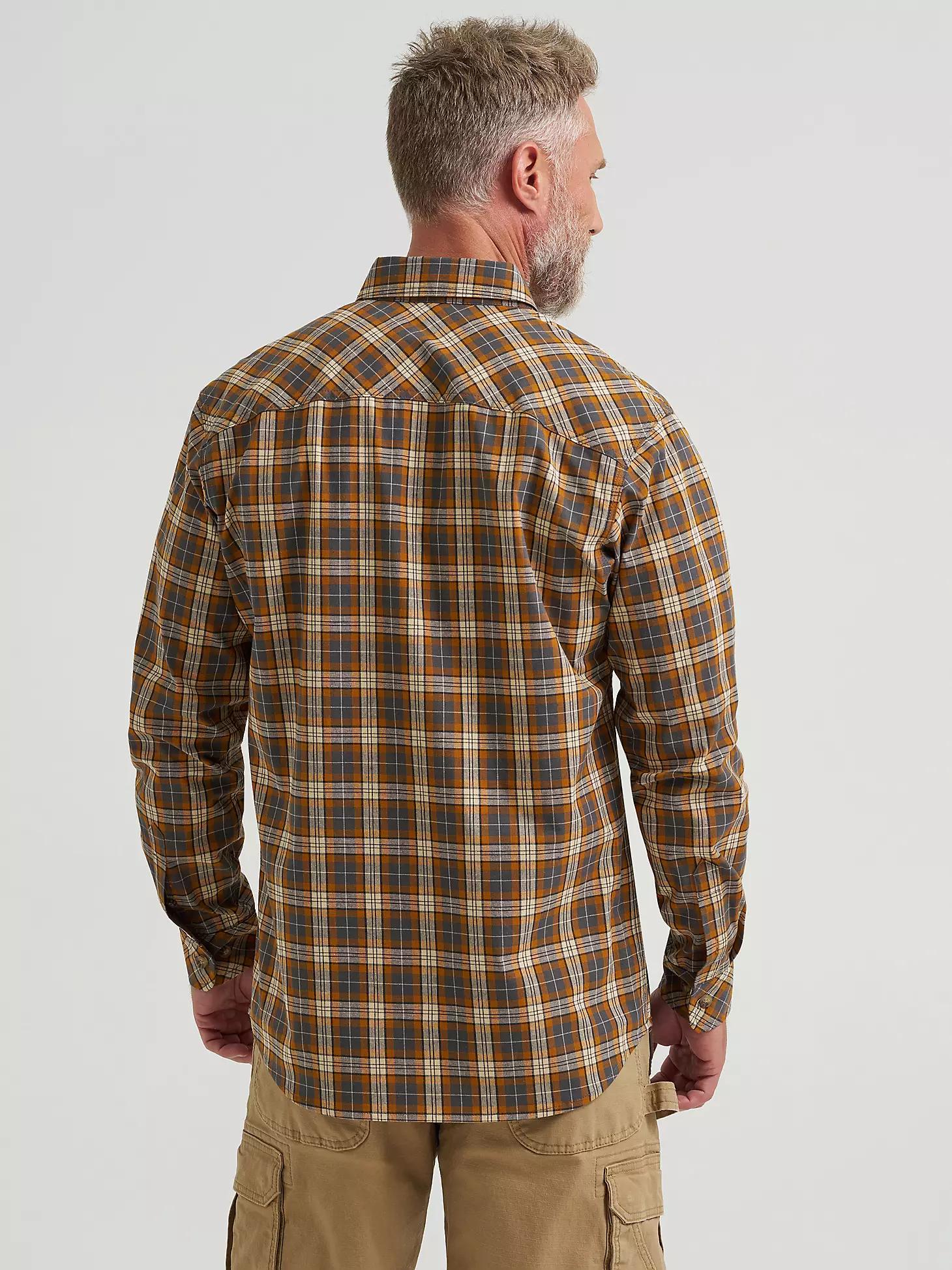 Wrangler® RIGGS Workwear® Long Sleeve Foreman Plaid Work Shirt | Men's SHIRTS | Wrangler® Product Image