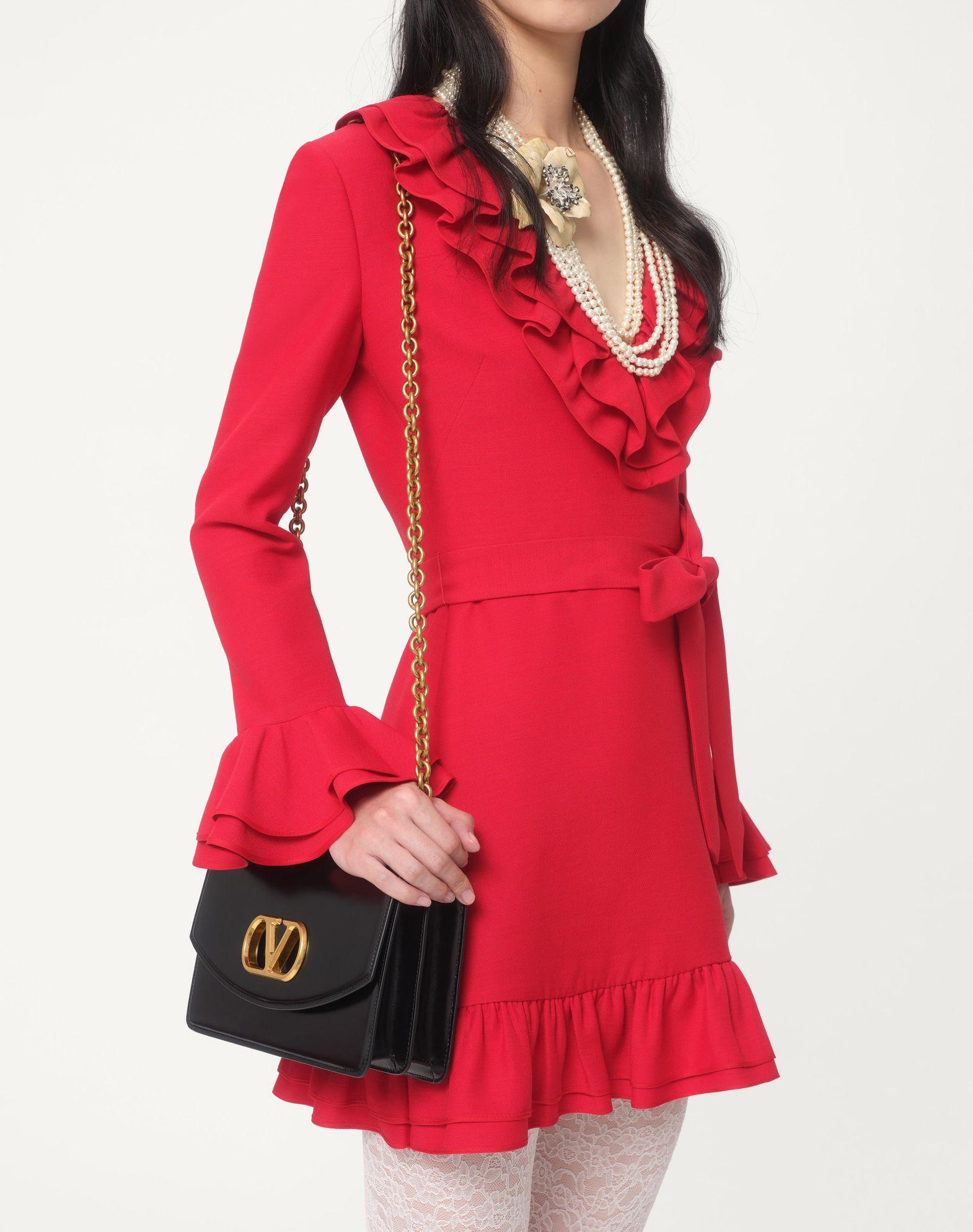 Crepe Couture Short Dress  Product Image