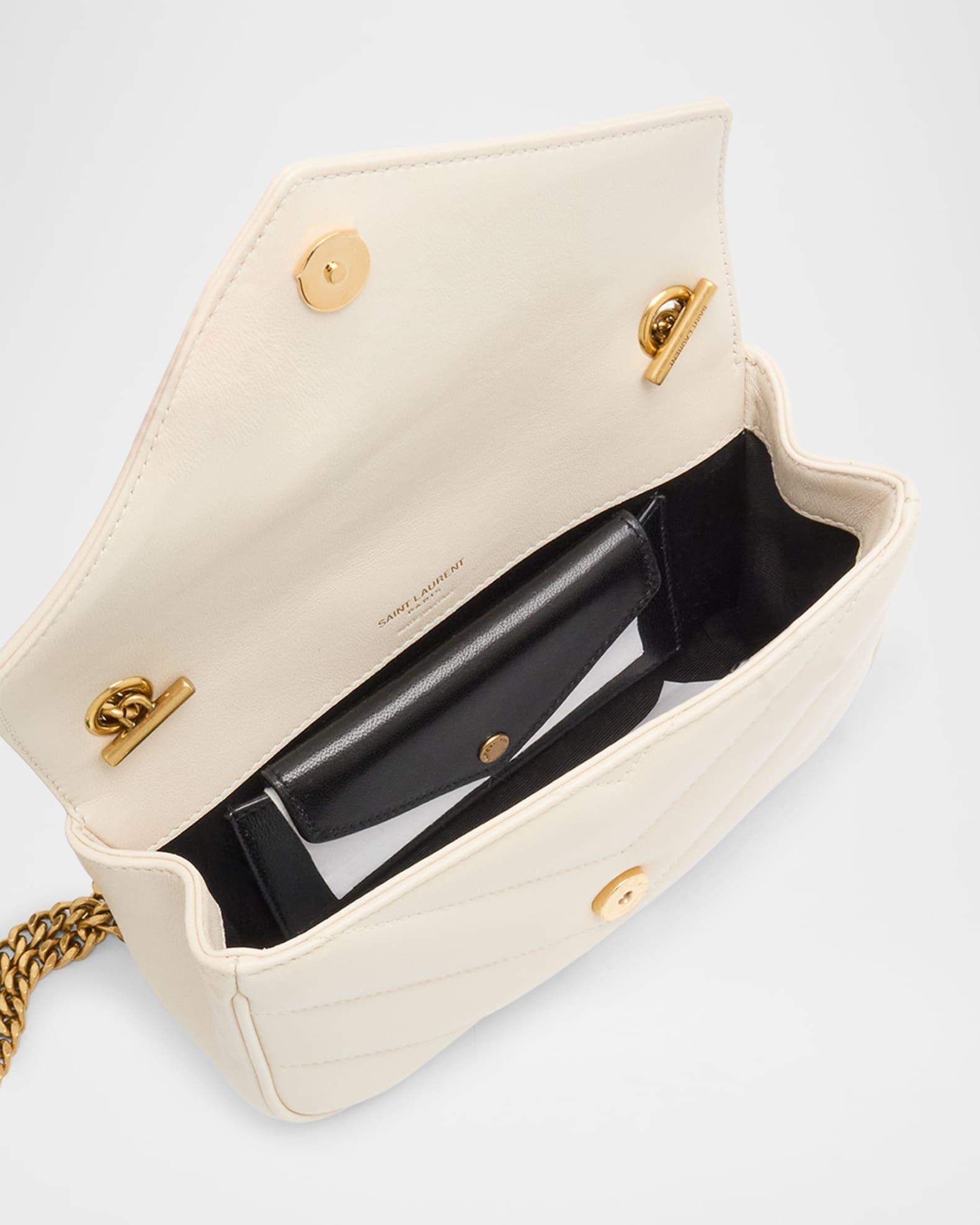 Loulou Mini YSL Chain Crossbody Bag in Quilted Leather Product Image