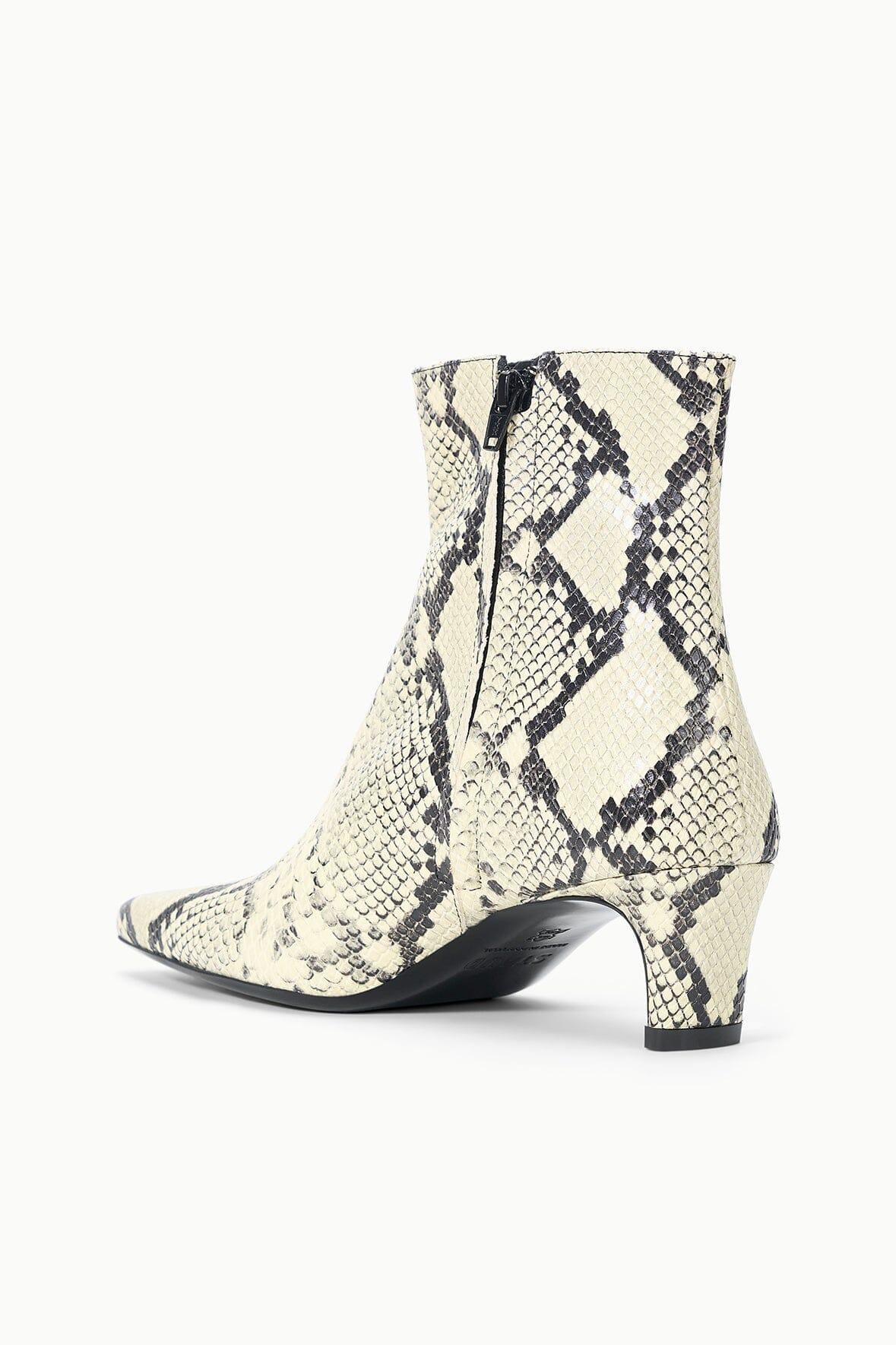 WALLY ANKLE BOOT | WHITE SNAKE Product Image