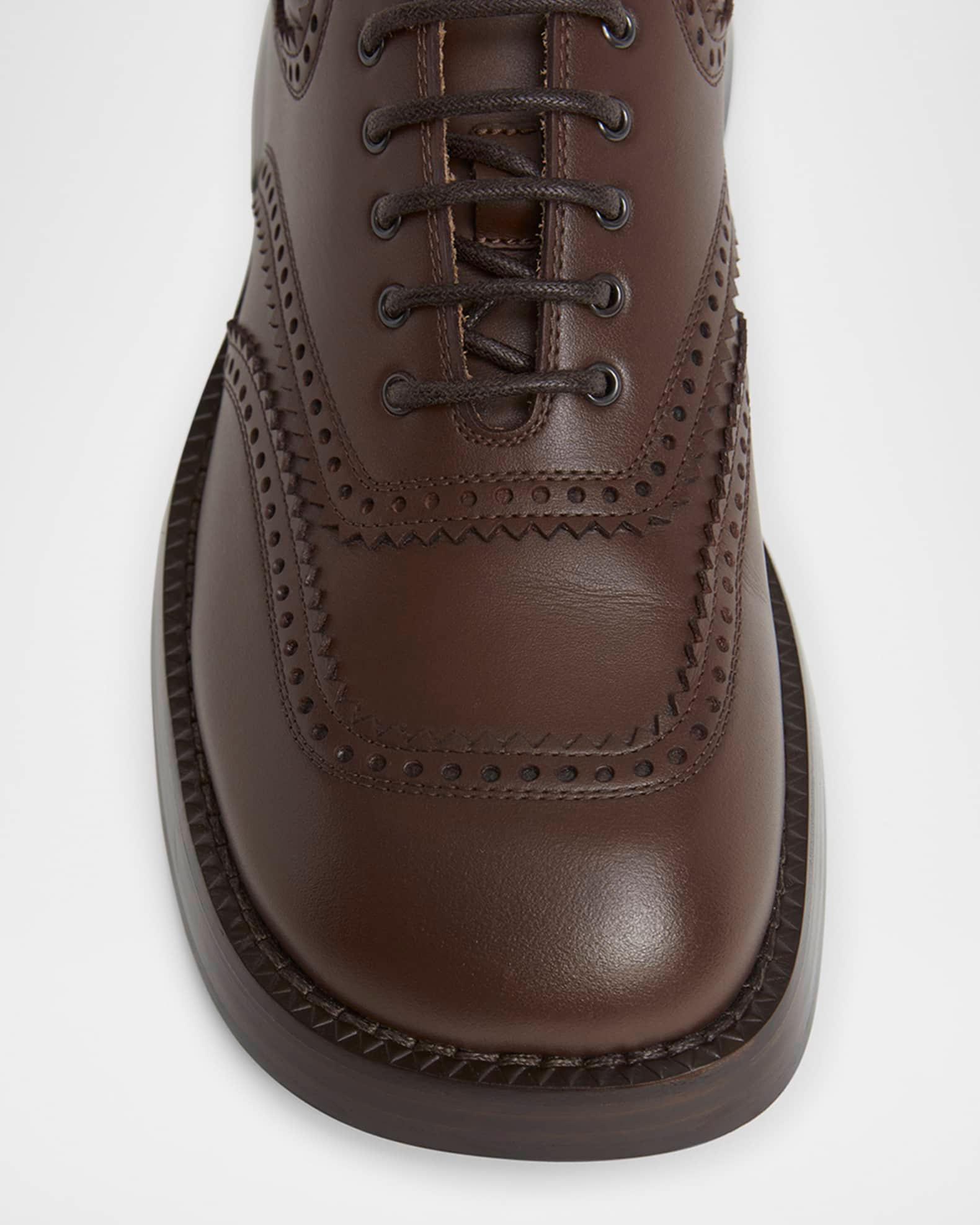 Men's Brogue Leather Oxfords Product Image