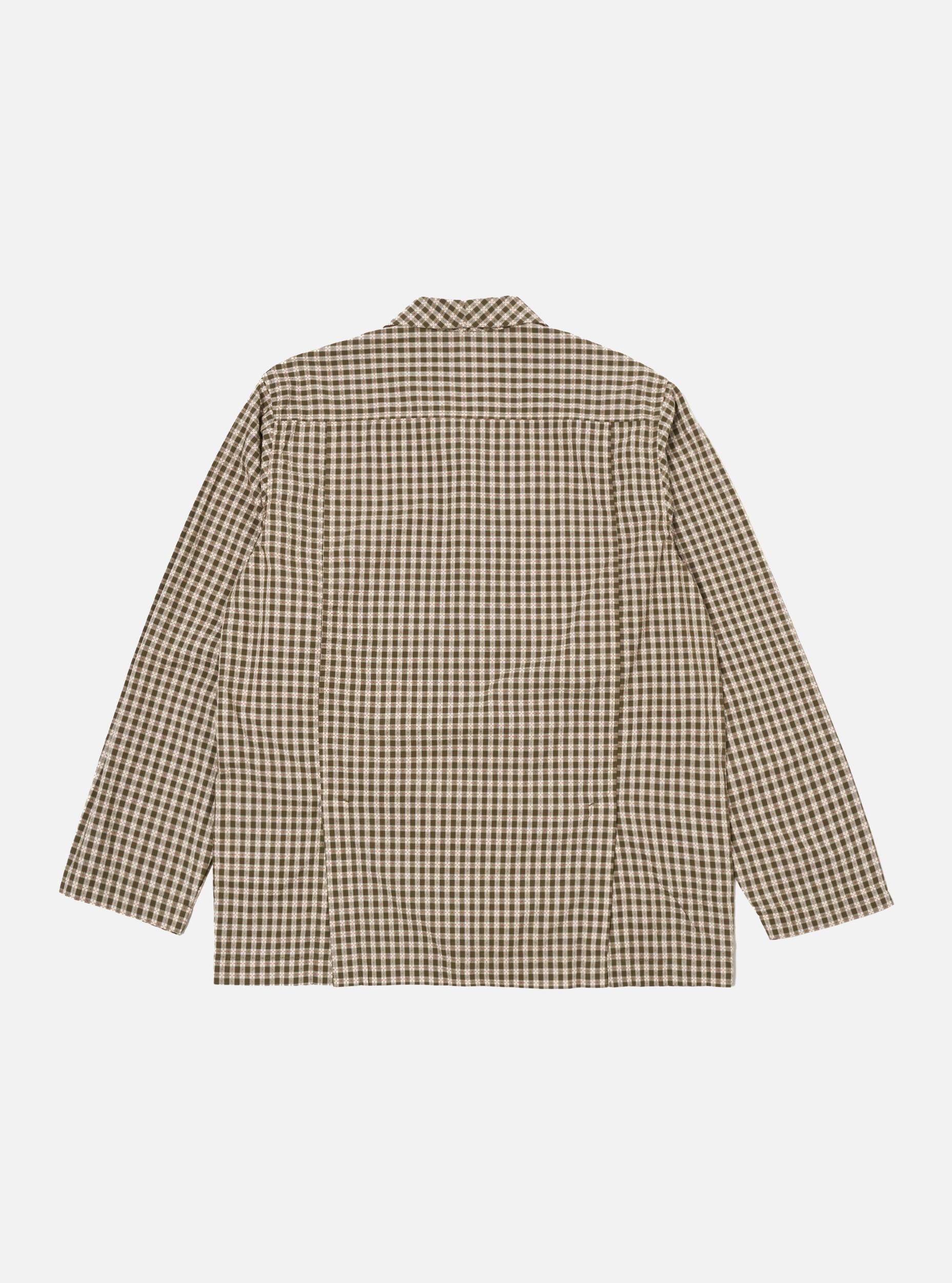 Universal Works Cancun Jacket in Olive Dobby Check Product Image