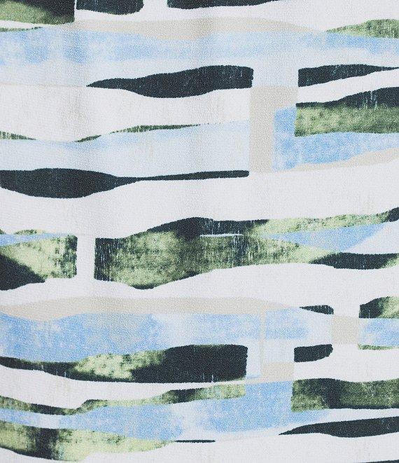 Calvin Klein Printed Sleeveless Pleat Neck Cami Product Image